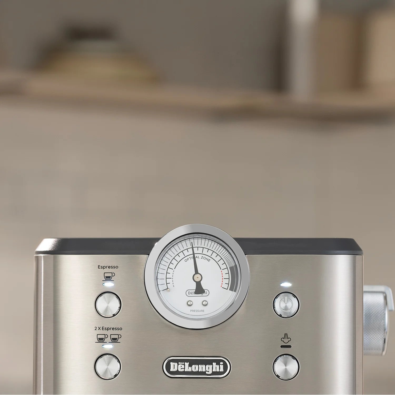 De'Longhi Linea Classic Espresso Machine - Stainless Steel EM450M for Home Baristas & Coffee Lovers | Perfect for Kitchen, Office & Small Cafes
