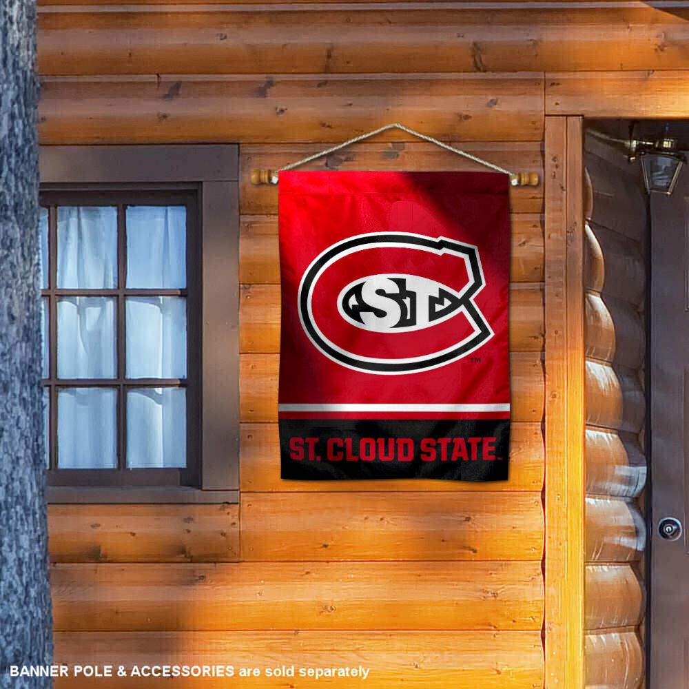 St. Cloud State Huskies House Flag Banner - College Team Spirit Outdoor Decor for Game Day, Tailgating & Home Display