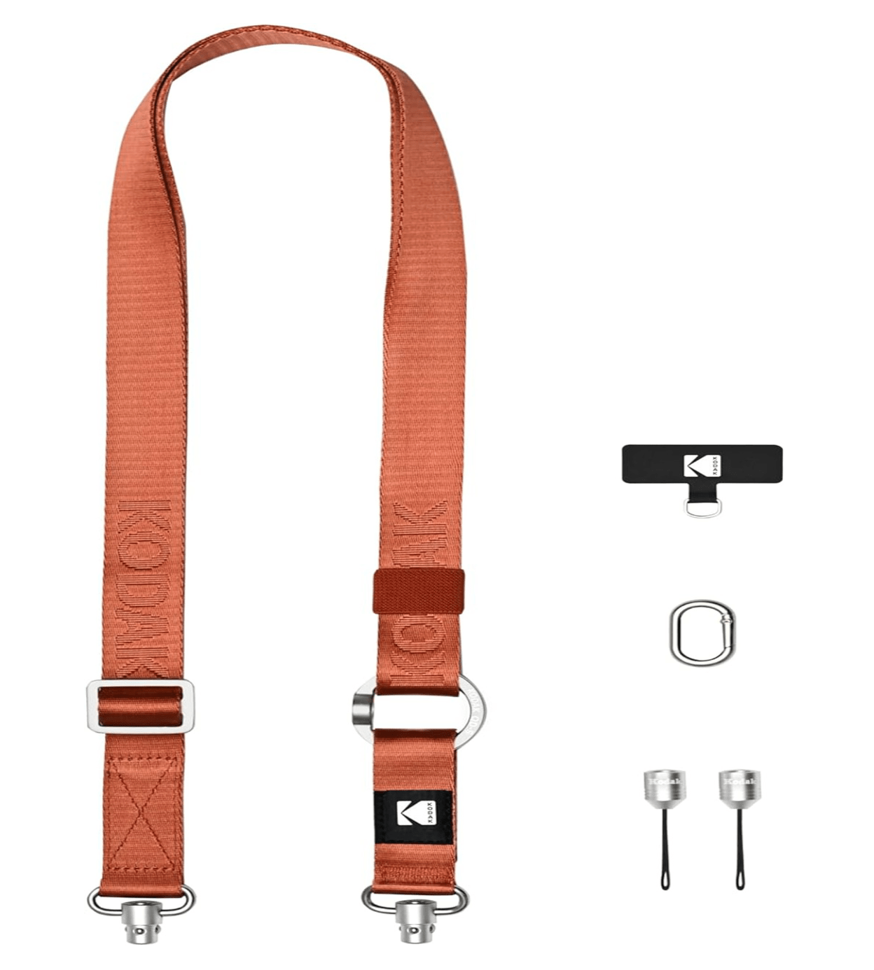 KODAK Multi-Purpose Camera Strap (Burgundy) - Adjustable Neck & Shoulder Strap for DSLR, Mirrorless, and Film Cameras - Perfect for Travel, Photography, and Outdoor Adventures