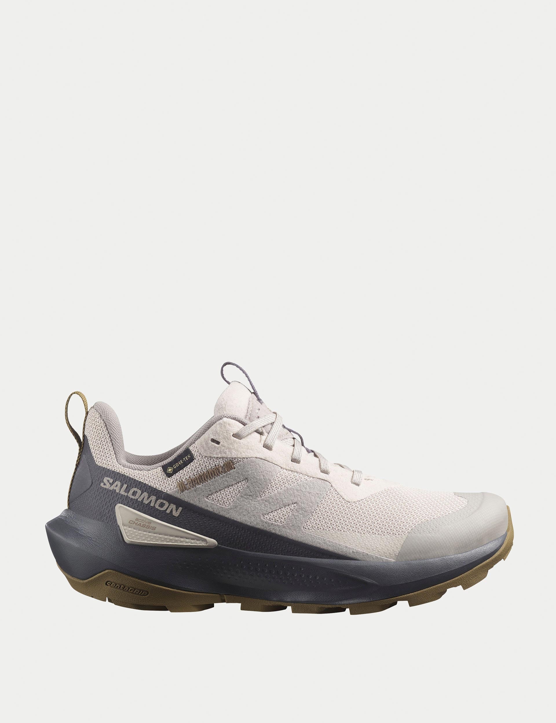 Elixir Activ Gore-Tex Hiking Boots - Waterproof & Breathable - Silver Cloud/Nine Iron/Gothic Olive - Perfect for Outdoor Adventures & Trail Running