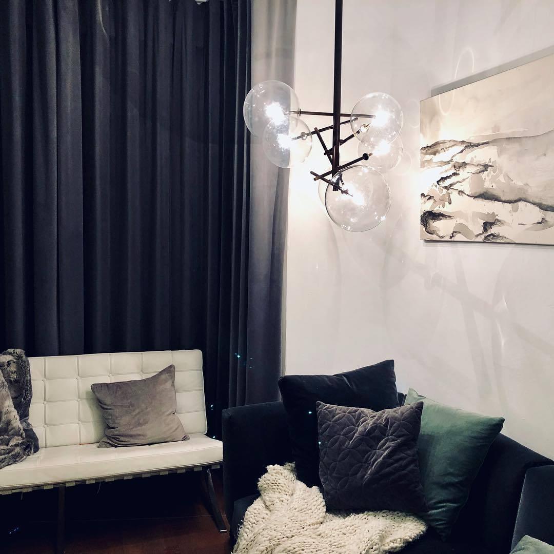 Bolle Chandelier - Modern Crystal Ceiling Light Fixture for Dining Room, Living Room & Bedroom | Elegant Lighting Decor for Home & Office