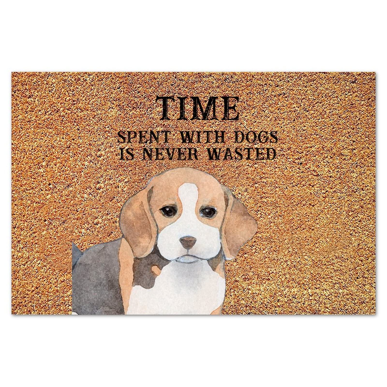 Premium Coconut Coir Mat for Dog Lovers - Durable Indoor/Outdoor Entryway Floor Mat with Quick-Dry Heavy Duty Backing - Perfect Pet Gift for Home, Patio, or Kennel Use