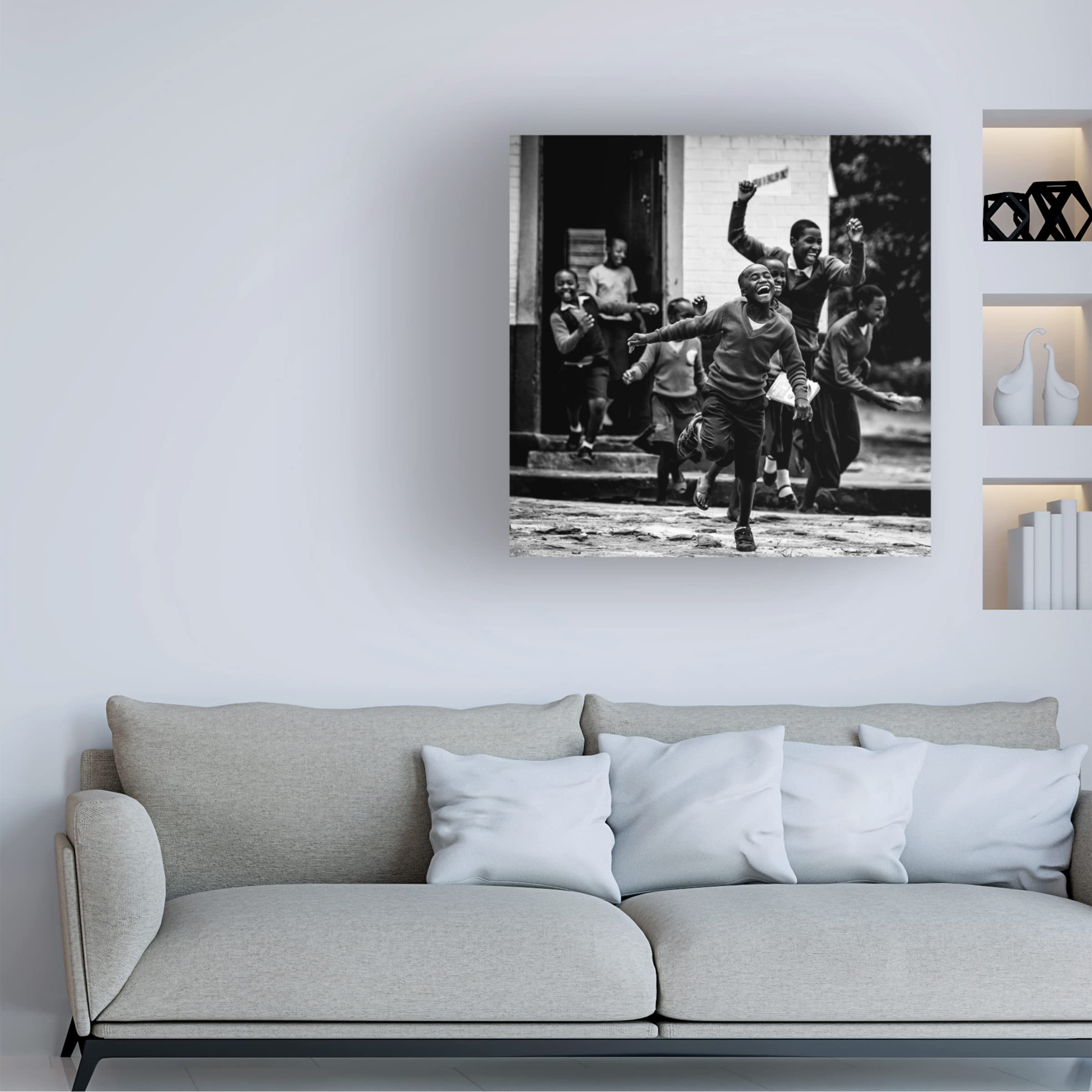 Trademark Fine Art 'Happiness' Canvas Wall Art by Vedran Vidak - Perfect for Living Room, Bedroom & Office Decor