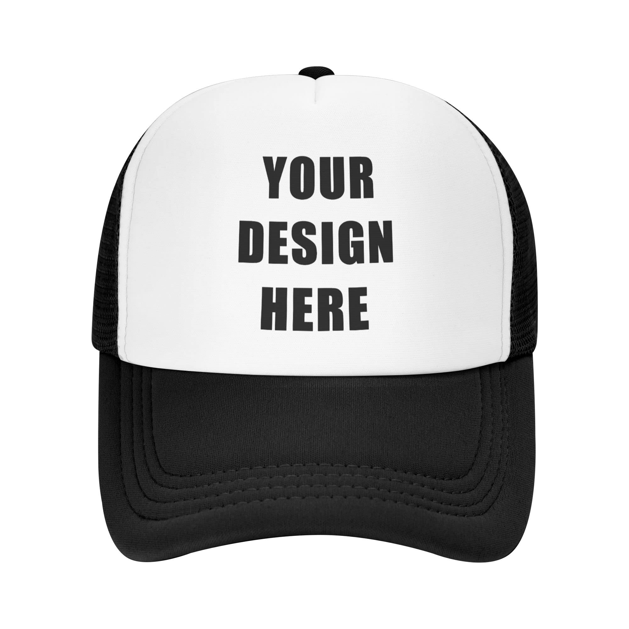 Custom Personalized Baseball Caps for Men & Women - Design Your Own with Photos & Text - Unique Embroidered Hat Gift for Birthday, Anniversary & Sports Events