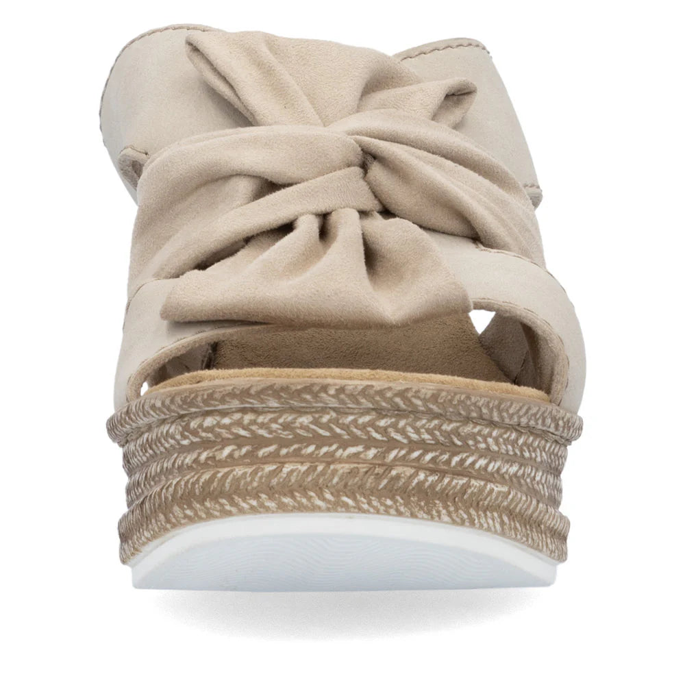 Rieker 68789 Women's Comfortable Beige Casual Shoes for Walking, Work & Everyday Wear