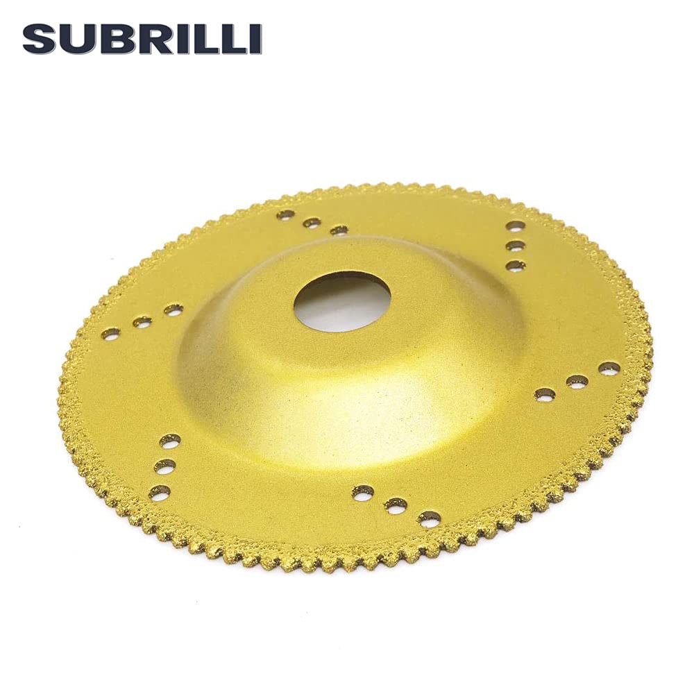 4 Inch Diamond Grinding Cup Wheels 3-Pack - Vacuum Brazed Concrete Cutting Saw Blades for Angle Grinder - Perfect for Concrete Surface Grinding, Masonry Work & DIY Home Renovation Projects