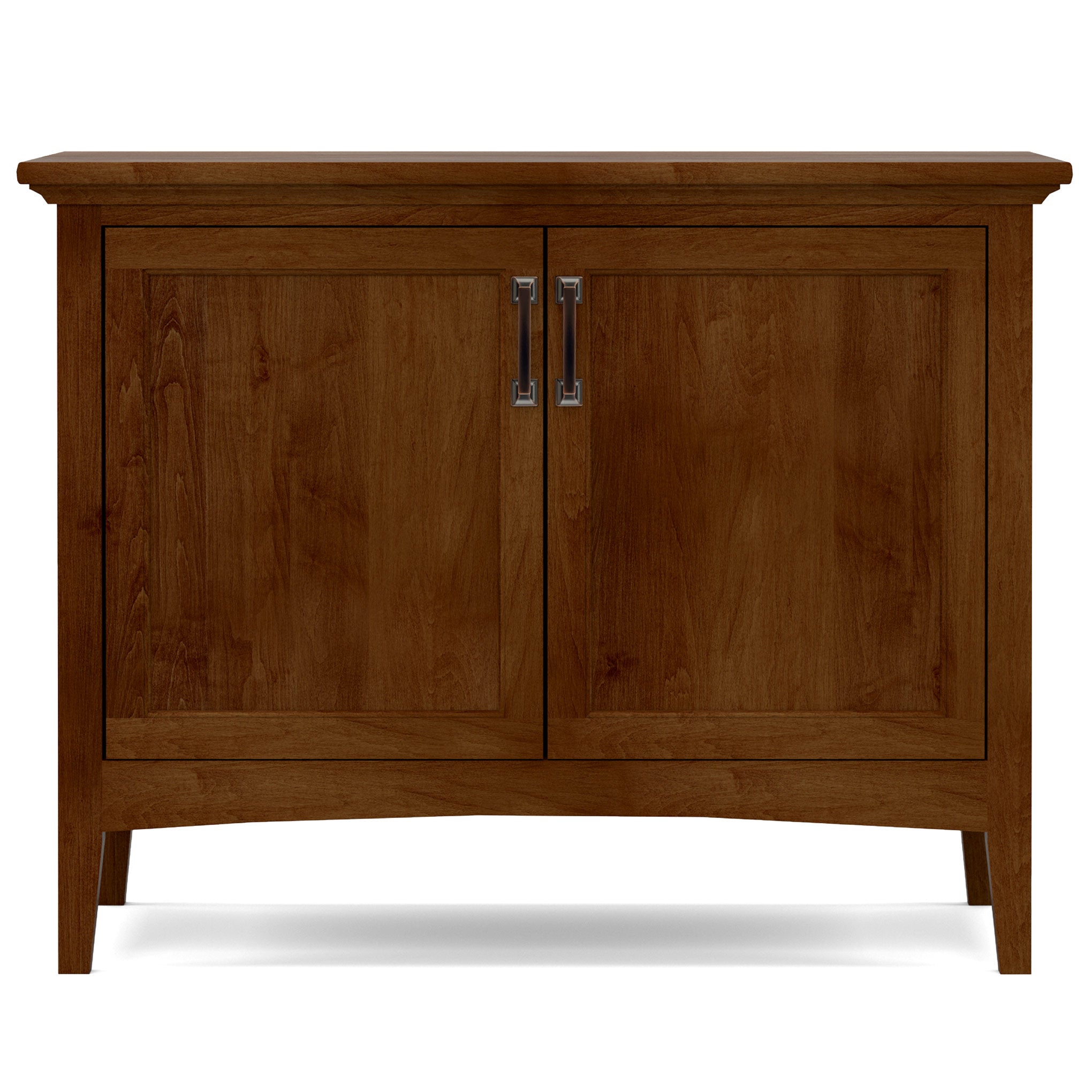 Revere Two Door Cabinet - Solid Wood Storage Cabinet for Living Room, Bedroom, or Office - Perfect for Organizing Books, Decor, and Essentials