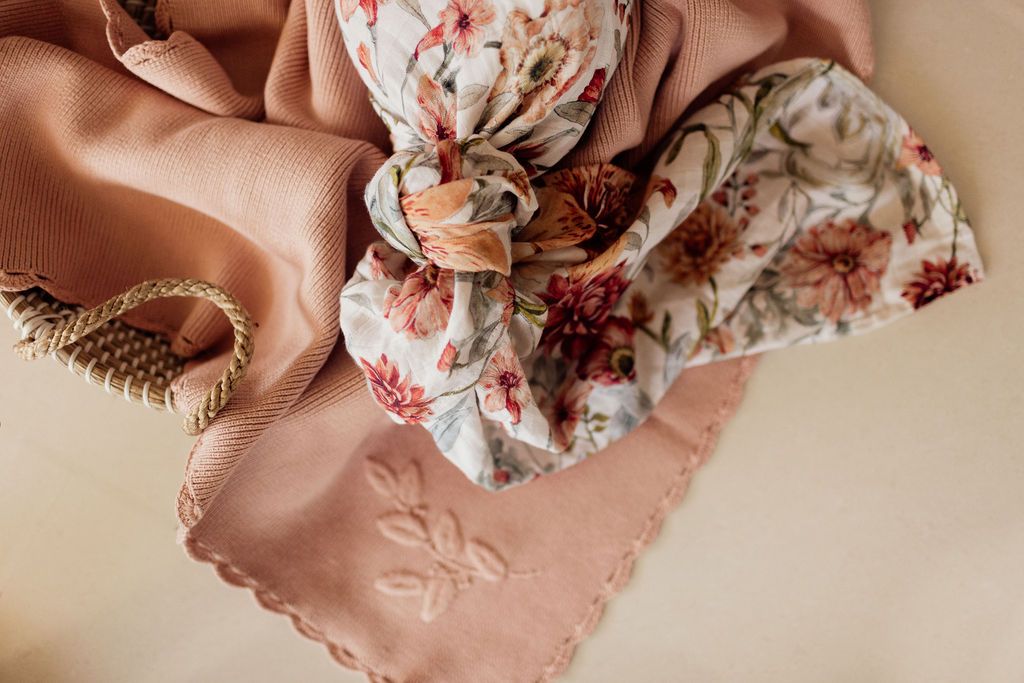 Pop Ya Tot Organic Muslin Swaddle Blanket - Soft & Breathable Baby Wrap for Newborns - Perfect for Swaddling, Nursing Cover & Stroller Blanket - Le Piccadilly Collection