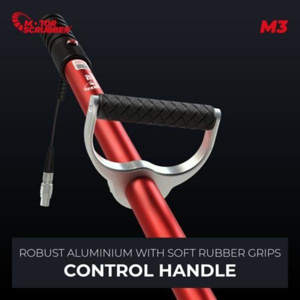 M3 MotorScrubber Cordless Powerful Lightweight Floor Scrubber - Heavy Duty Cleaning for Hardwood, Tile & Vinyl Floors - Perfect for Home, Office & Commercial Use