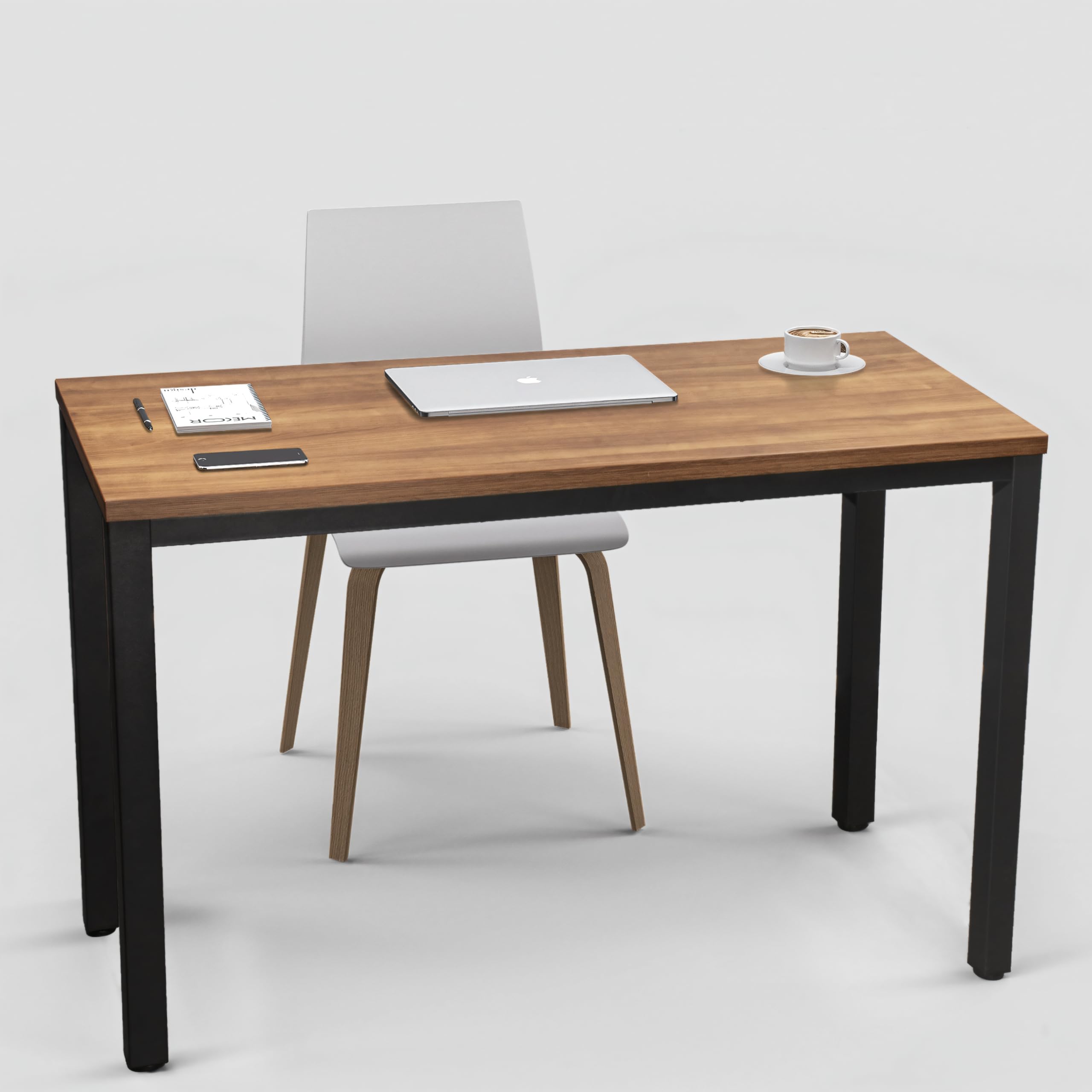 48 Inch Modern Computer Desk for Home Office - Sturdy & Sleek Workstation for Writing, Studying, Dining | Perfect for Small Spaces, Remote Work & Gaming Setup