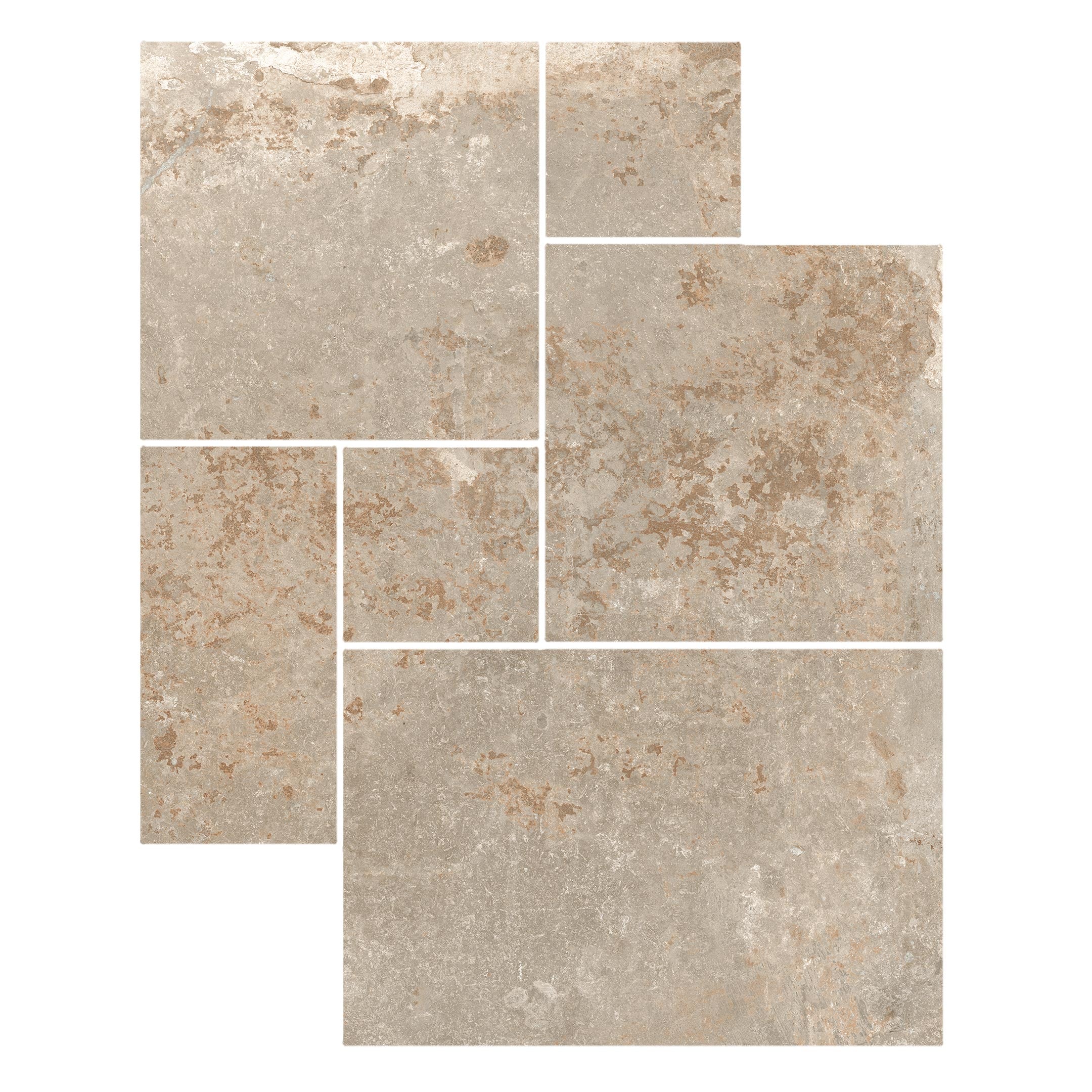 Premium Windsor Travertine Versailles Pattern French Orange County Floor Tiles - Perfect for Mediterranean Kitchens, Bathroom Backsplashes & Outdoor Patios