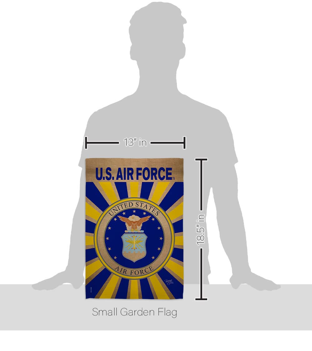 USAF Military Veteran Garden Flag 13x18.5