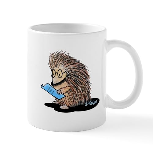 White - Warm Fuzzy Porcupine Mug