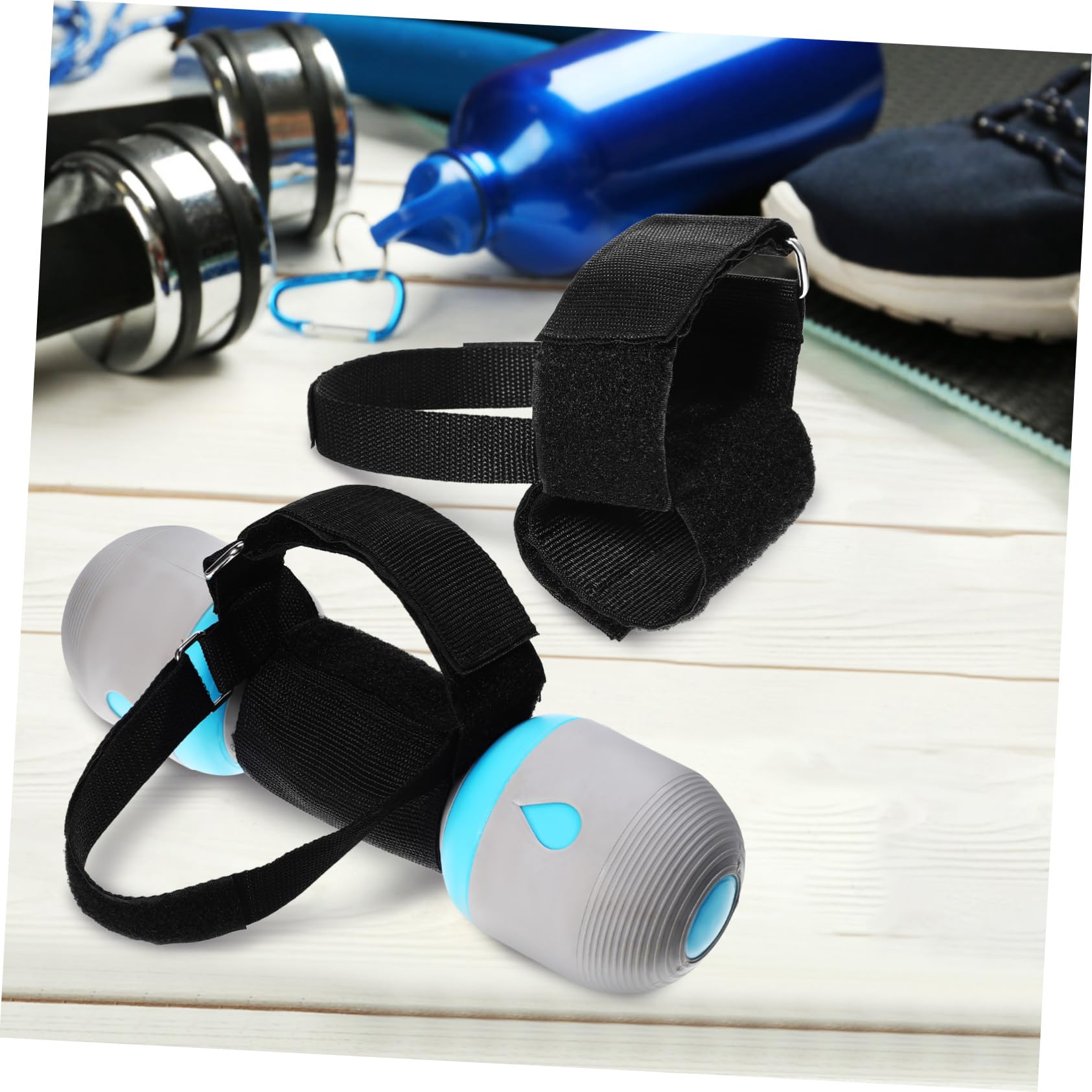 BESPORTBLE Ankle Straps for Leg Workouts - Heavy Duty Dumbbell Attachment for Leg Curl Exercises - Fitness Equipment for Home Gym & Strength Training