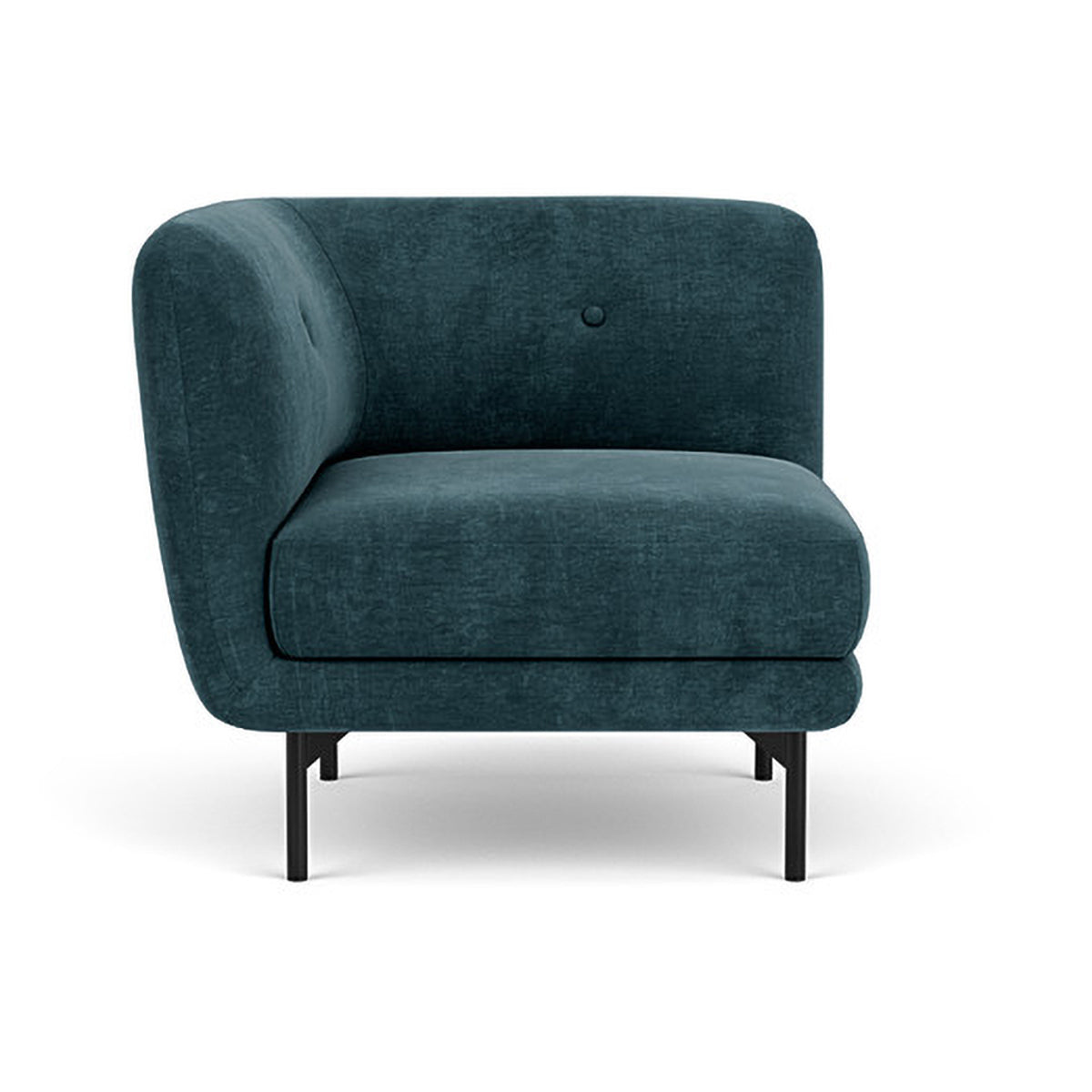 Alfred Fabric Modular Sofa - Left 1 Seater Sectional Couch for Living Room, Lounge & Small Spaces | Modern Comfortable Furniture for Apartments & Home Decor