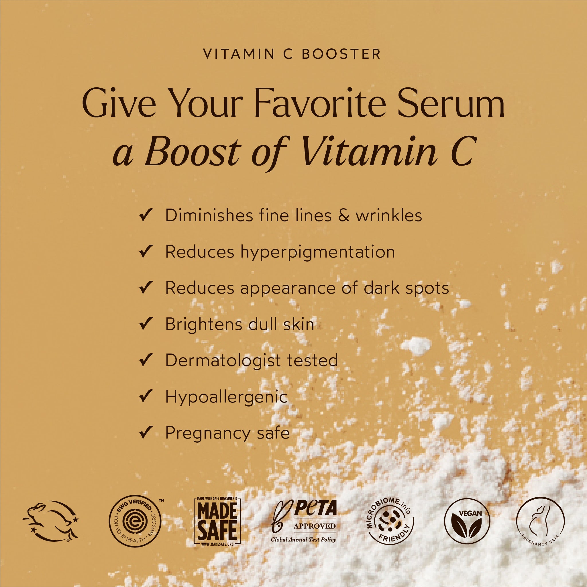 Best Vitamin C Booster Serum for Glowing Skin - Brightening & Anti-Aging Face Treatment - Perfect for Daily Skincare Routine & Nighttime Use