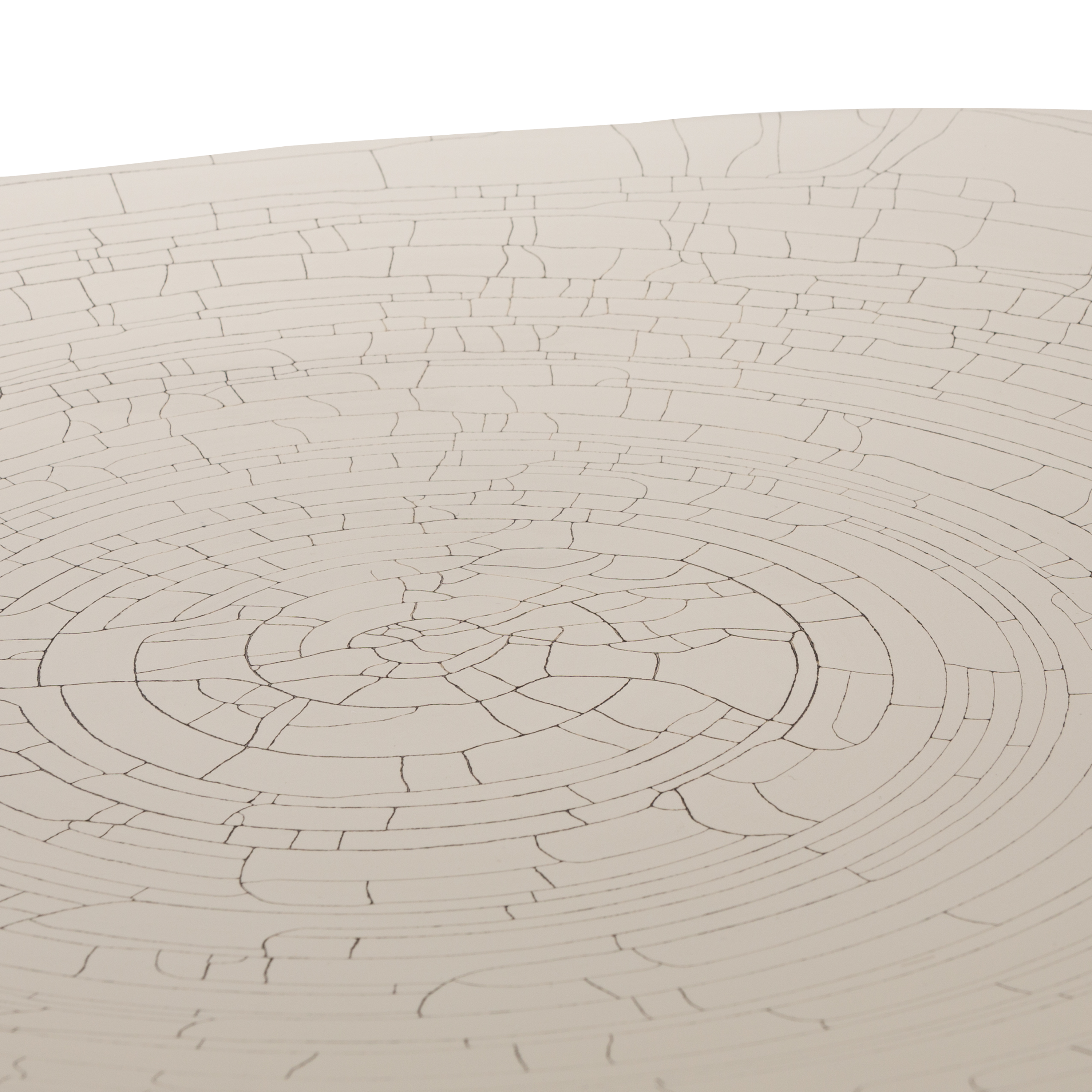 Handmade Crackle Glaze Ceramic Triangolo Platter - Elegant Serving Dish for Appetizers, Cheese & Charcuterie | Perfect for Dinner Parties, Weddings & Home Decor