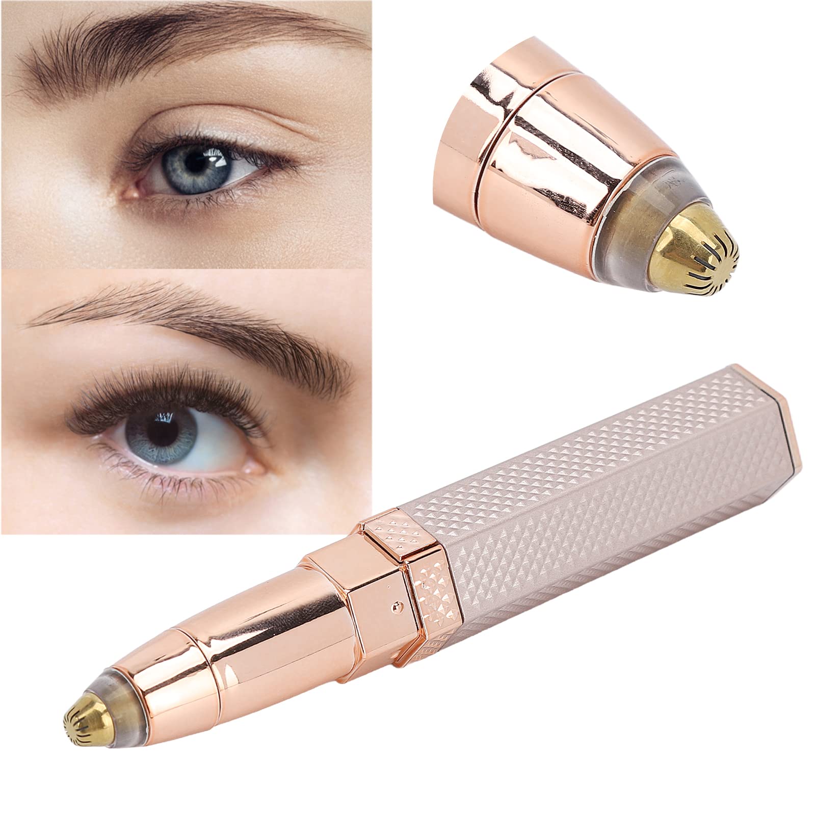 Best Women's Electric Razor - 4-in-1 Eyebrow Trimmer & Facial Hair Remover for Beard, Lip, Nose & Armpit - Portable Grooming Kit for Home & Travel - Perfect for Quick Touch-Ups & On-The-Go Hair Removal