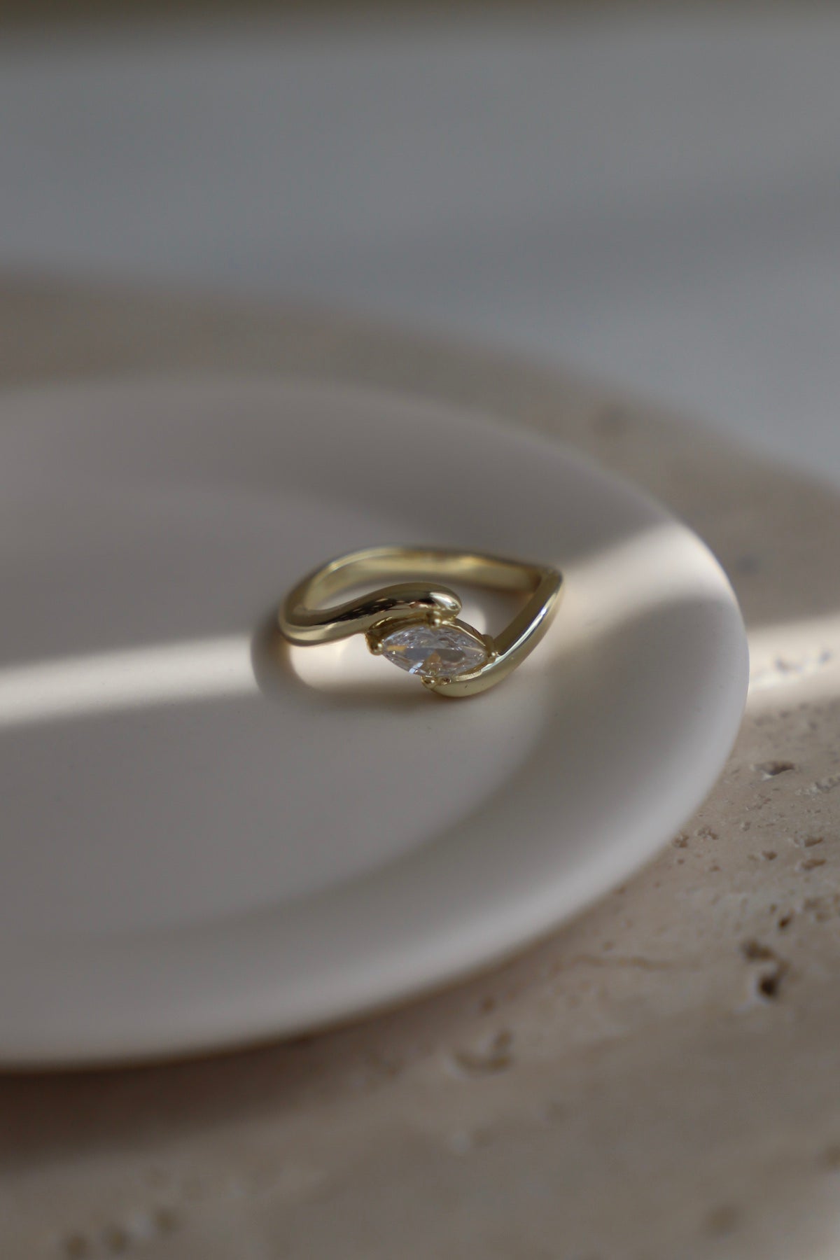 Amelia Marquise Ring - Elegant Vintage Inspired Marquise Cut Ring for Women | Perfect for Engagement, Wedding, Anniversary & Special Occasions