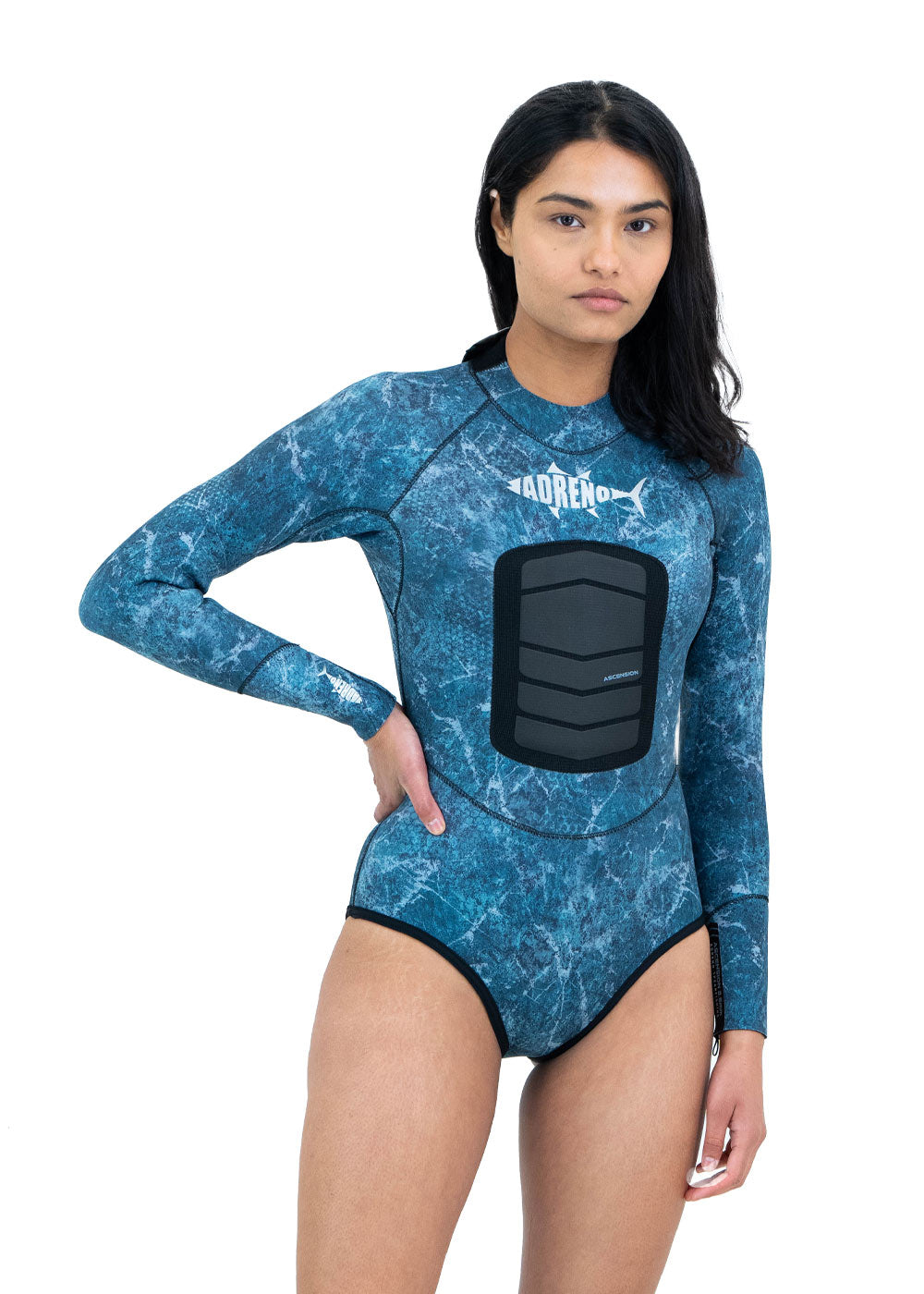 Adreno Women's Ascension 2.5mm Neoprene Spring Wetsuit for Surfing, Diving & Water Sports - Full Body Swimwear for Warm Water Activities