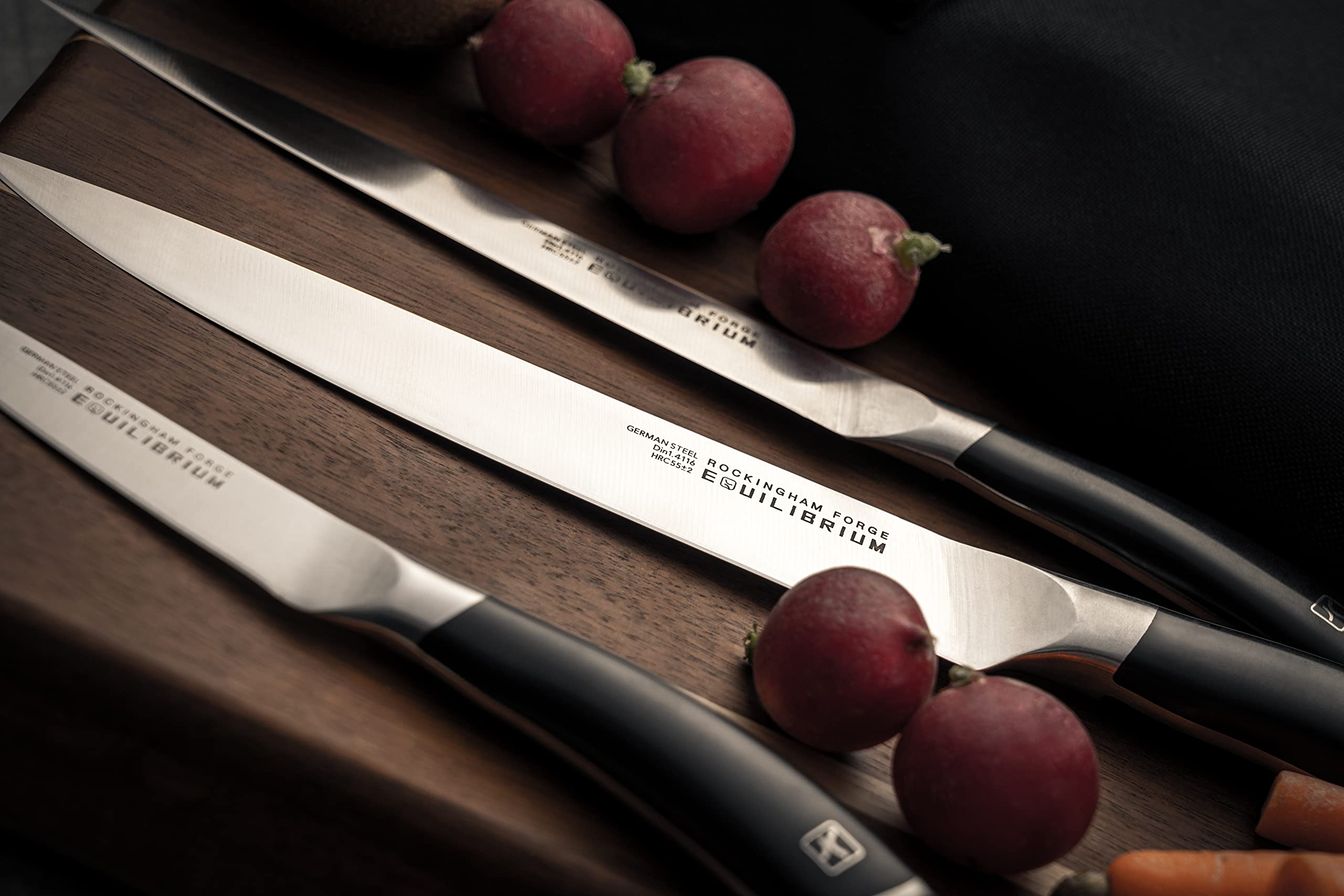 Premium Equilibrium Professional Chef’s Knife Set - 9-Piece Kitchen Knives with Shears & Knife Case (CS-1502/10) for Home Cooking, Restaurant Use & Culinary Gifts