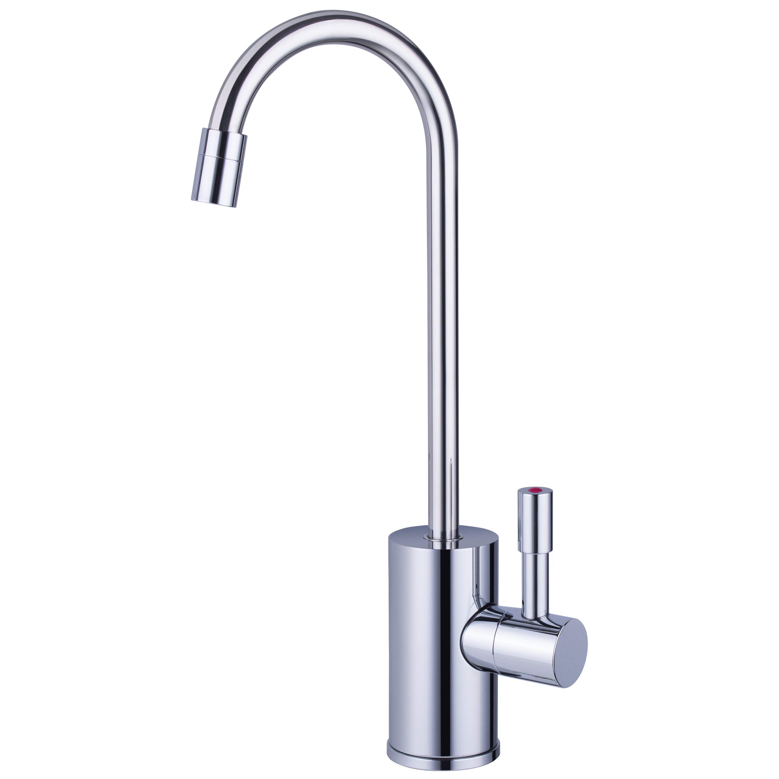 Ready Hot RH-F570-CH Faucet for Instant Hot Water Dispenser - Insulated, Safety Lock Handle, Single Lever, Polished Chrome Finish - Perfect for Kitchen Sinks & Coffee Stations