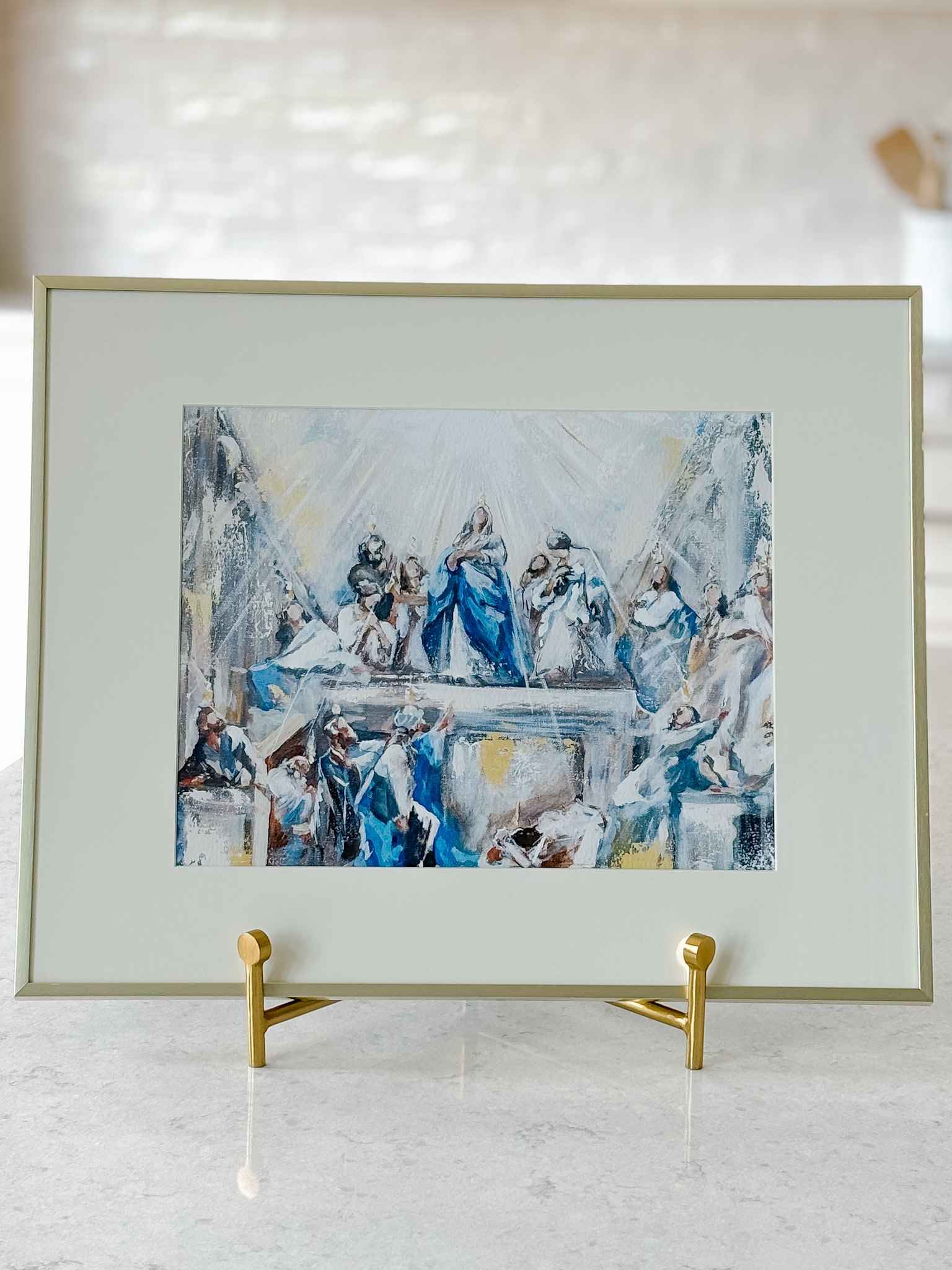 Pentecost Print - Religious Wall Art Decor for Home, Church & Office - Inspirational Christian Gifts & Faith-Based Decorations