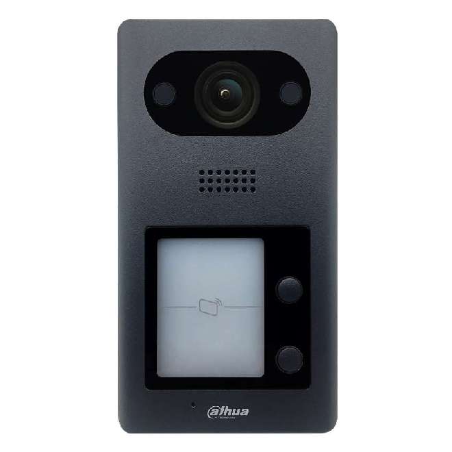 Dahua DHI-VTO3211D-P2 2-Button IP Video Intercom Door Station for Villa & Apartment - Secure Smart Home Access Control System for Front Gate & Building Entrance