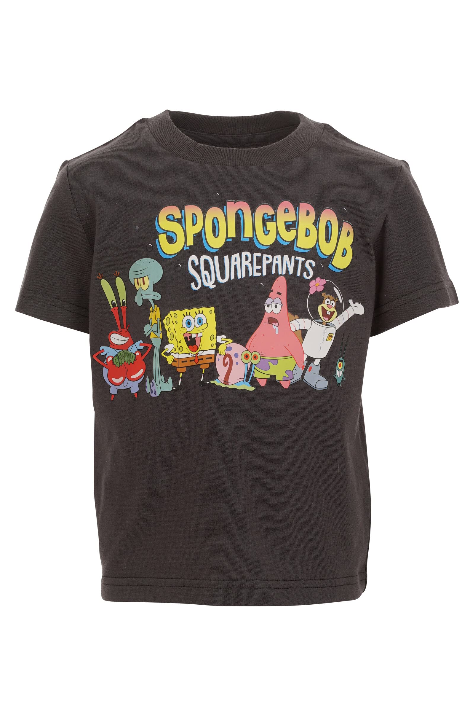 Spongebob Squarepants Squidward 3 Pack Kids T-Shirts - Toddler to Big Kid Sizes (2T-12) | Cartoon Character Tees for School, Play & Family Outfits