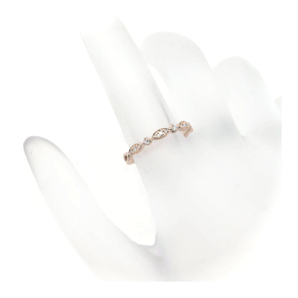 4℃ Diamond 18K White Gold Ring for Women - Elegant Wedding, Engagement & Anniversary Jewelry Gift for Her