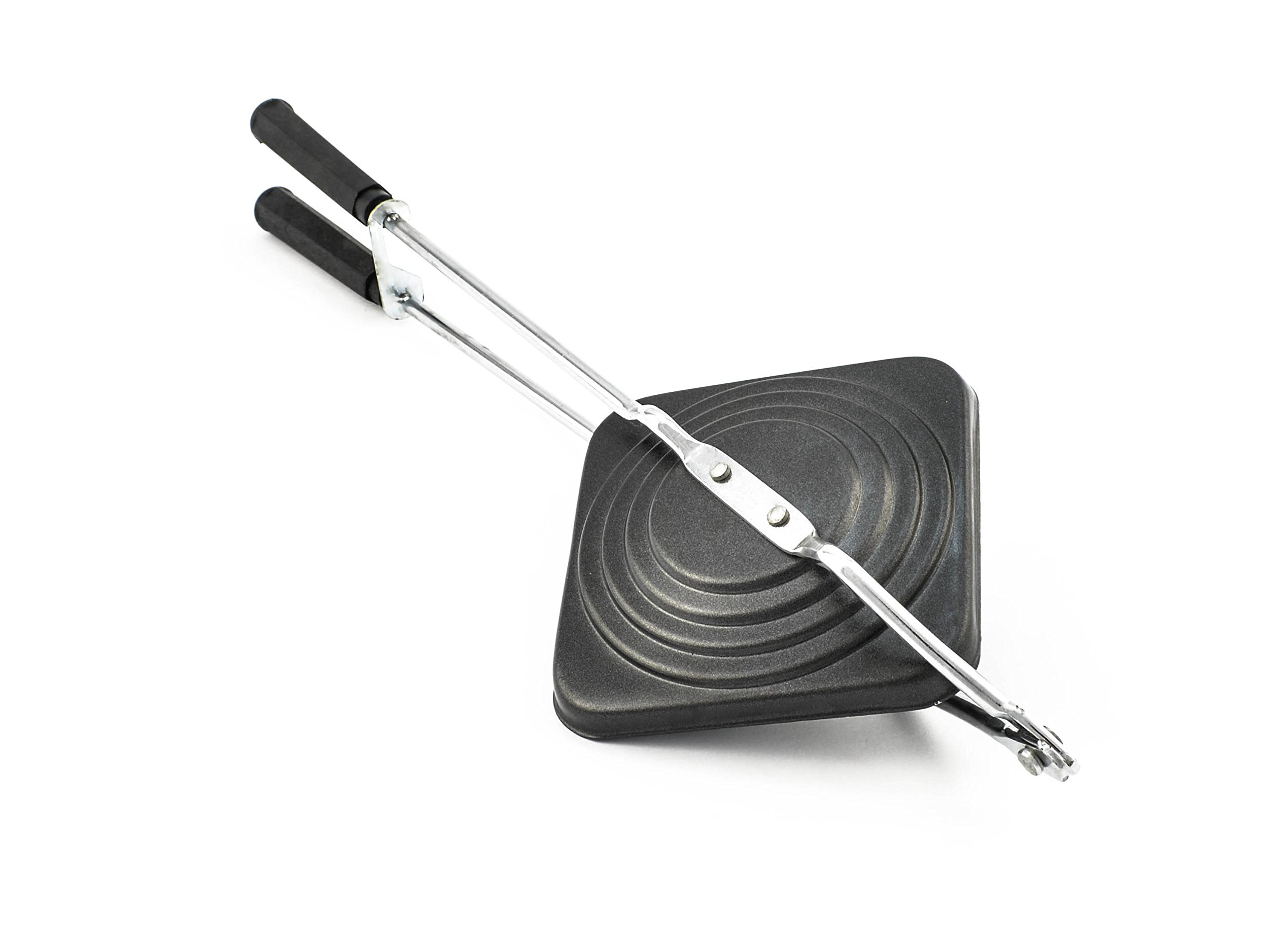 Non-Stick Sandwich Toaster Maker - Portable Flip Design for Indoor & Outdoor Use - Perfect for Camping, Picnics, and Quick Breakfasts