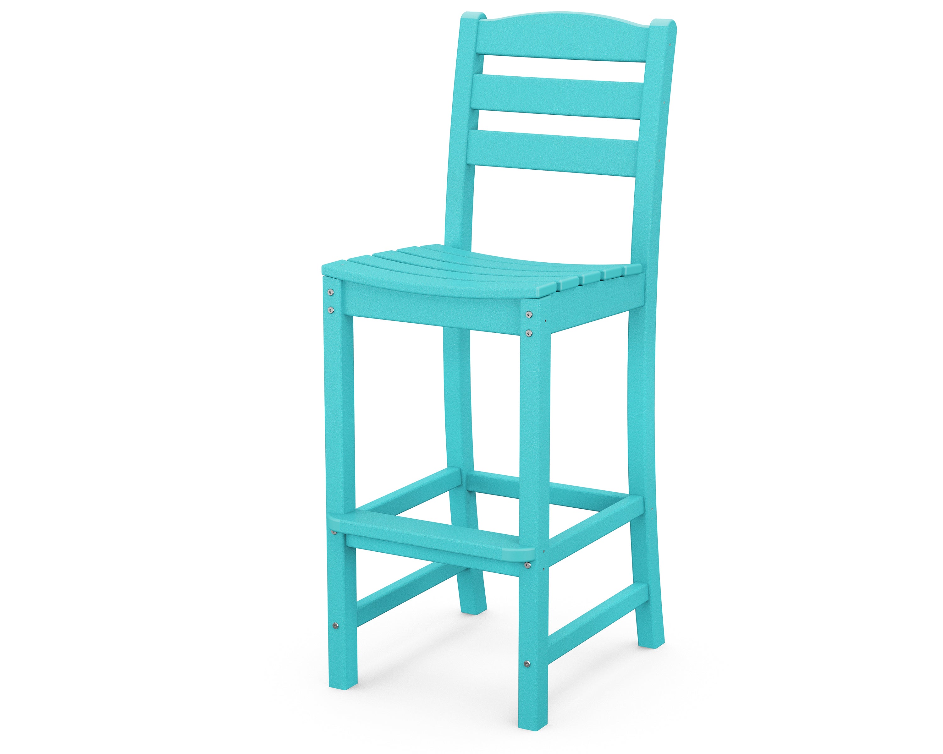 POLYWOOD La Casa Cafe Bar Side Chair - Outdoor & Indoor Dining Chair - Weather-Resistant & Durable - Perfect for Patio, Deck, Restaurant, and Home Use