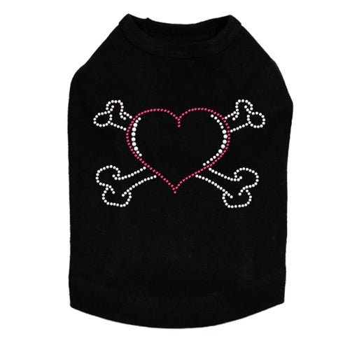 Crossbone Love Tank Top - Stylish & Comfortable Women's Casual Shirt in Multiple Colors - Perfect for Summer Outfits, Beachwear & Everyday Fashion