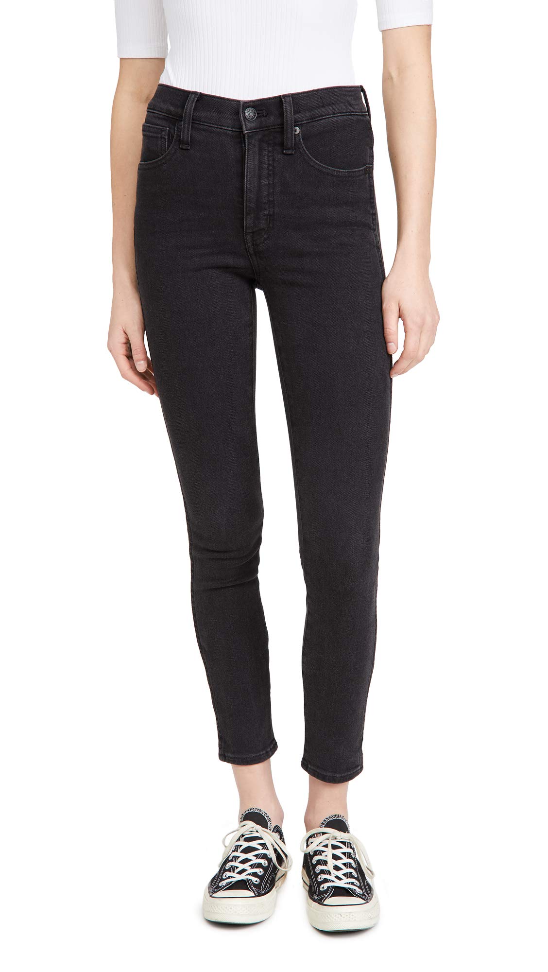 Madewell Women's 10'' High Rise Skinny Jeans - Stretch Denim Pants for Everyday Comfort | Perfect for Work, Casual Outfits & Date Nights