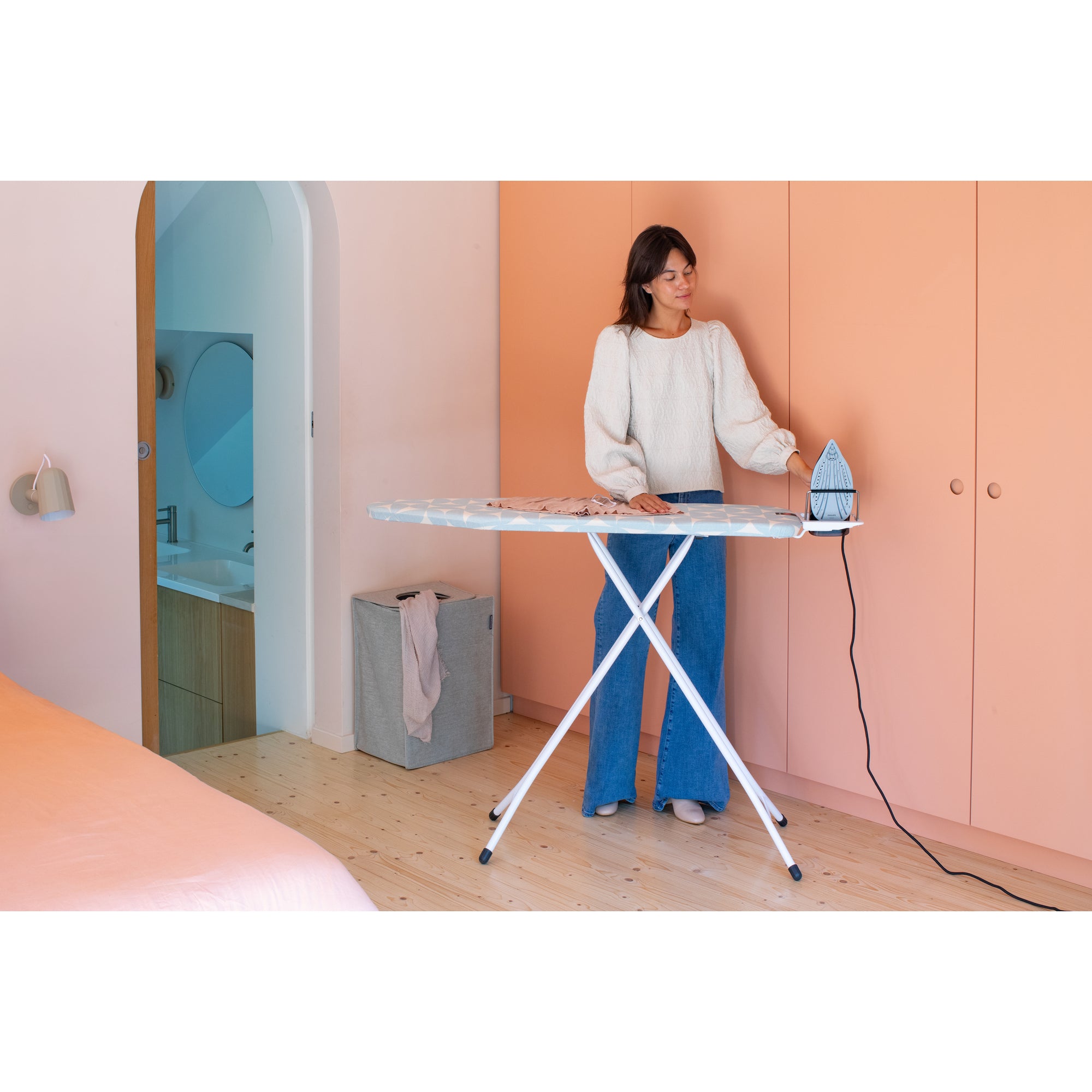 Premium Ironing Board with Steam Iron Rest - 49