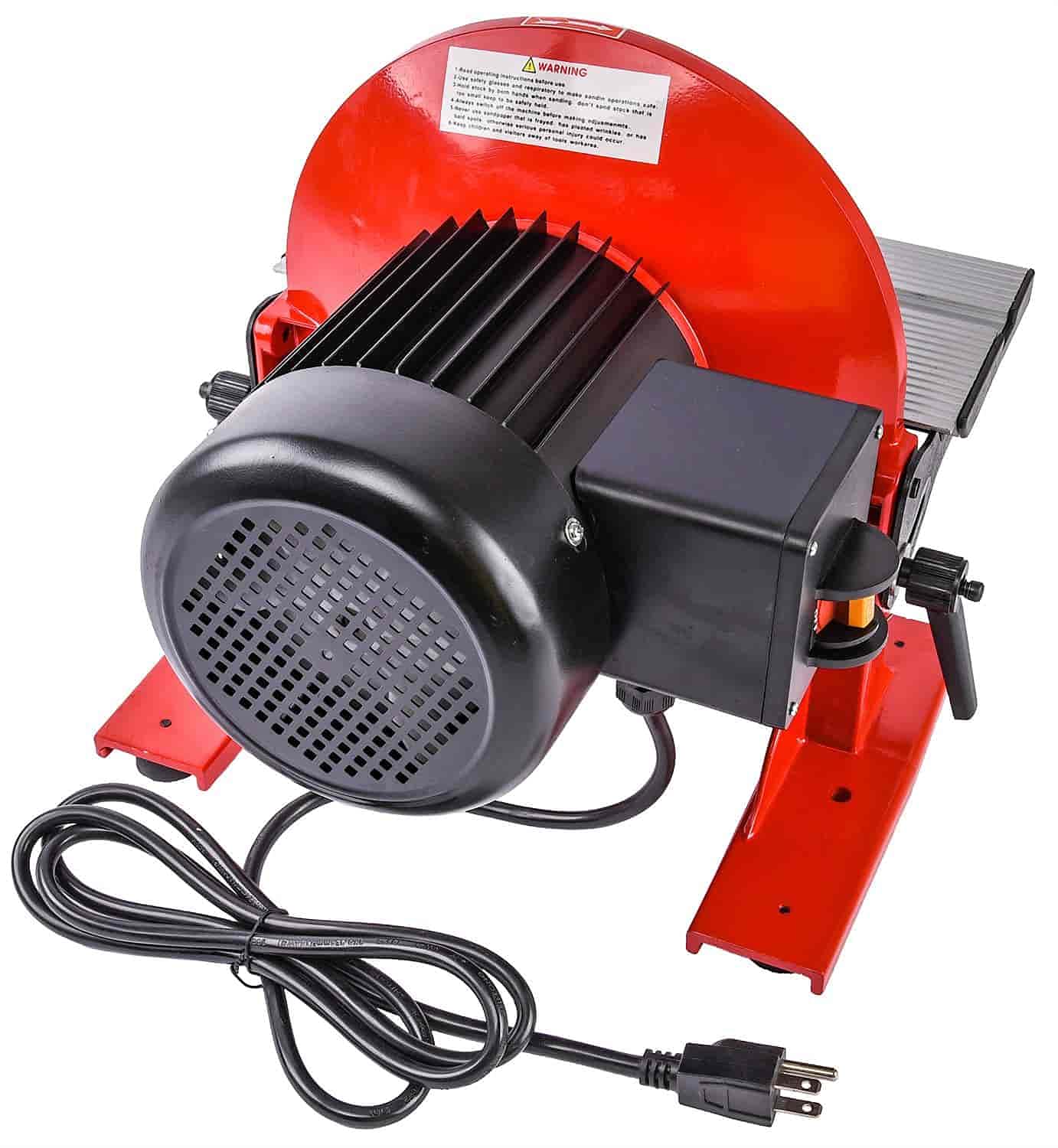 JEGS 81752 10-Inch Disc Sander - 120V, 1150-3600 RPM Variable Speed - Perfect for Woodworking, Metal Polishing & DIY Projects