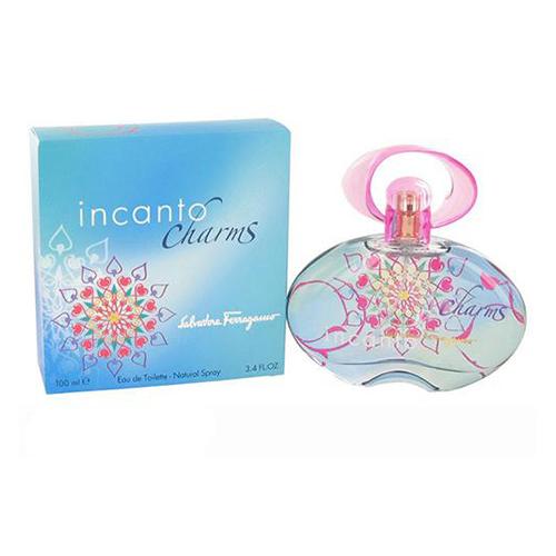 Salvatore Ferragamo Incanto Charms 100ml Eau de Toilette for Women - Floral Fruity Perfume for Daily Wear & Special Occasions