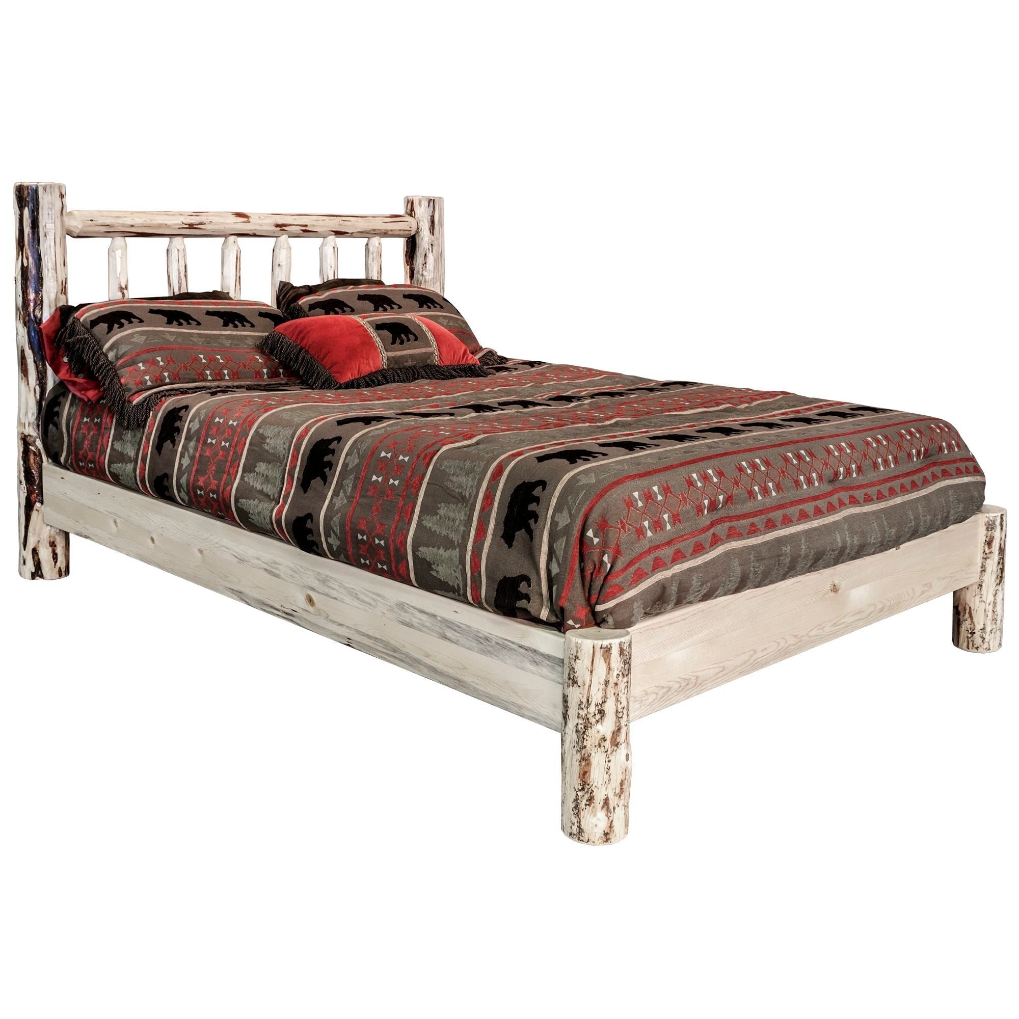 Montana Twin Platform Bed Frame - Sturdy Wooden Bed with Storage, Modern Minimalist Design for Kids & Teens - Perfect for Small Bedrooms, Dorm Rooms & Guest Rooms