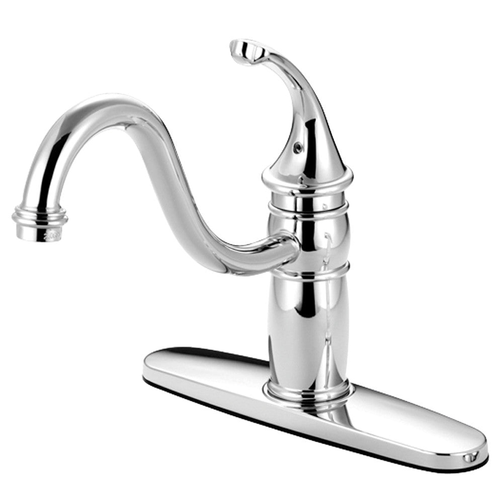 Kingston Brass KB1575GLLS Georgian 8-Inch Centerset Kitchen Faucet - No Sprayer - Perfect for Small Sinks & Compact Kitchens