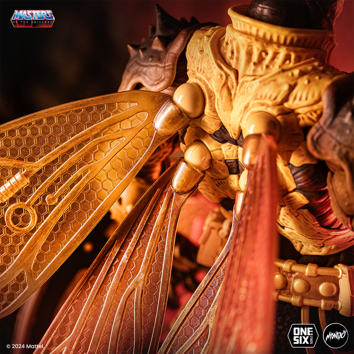 Masters of the Universe Buzz Off 1/6 Scale Action Figure - Timed Edition Collectible for Fans and Display - Perfect for Home Decor, Office Display, and Gift Giving