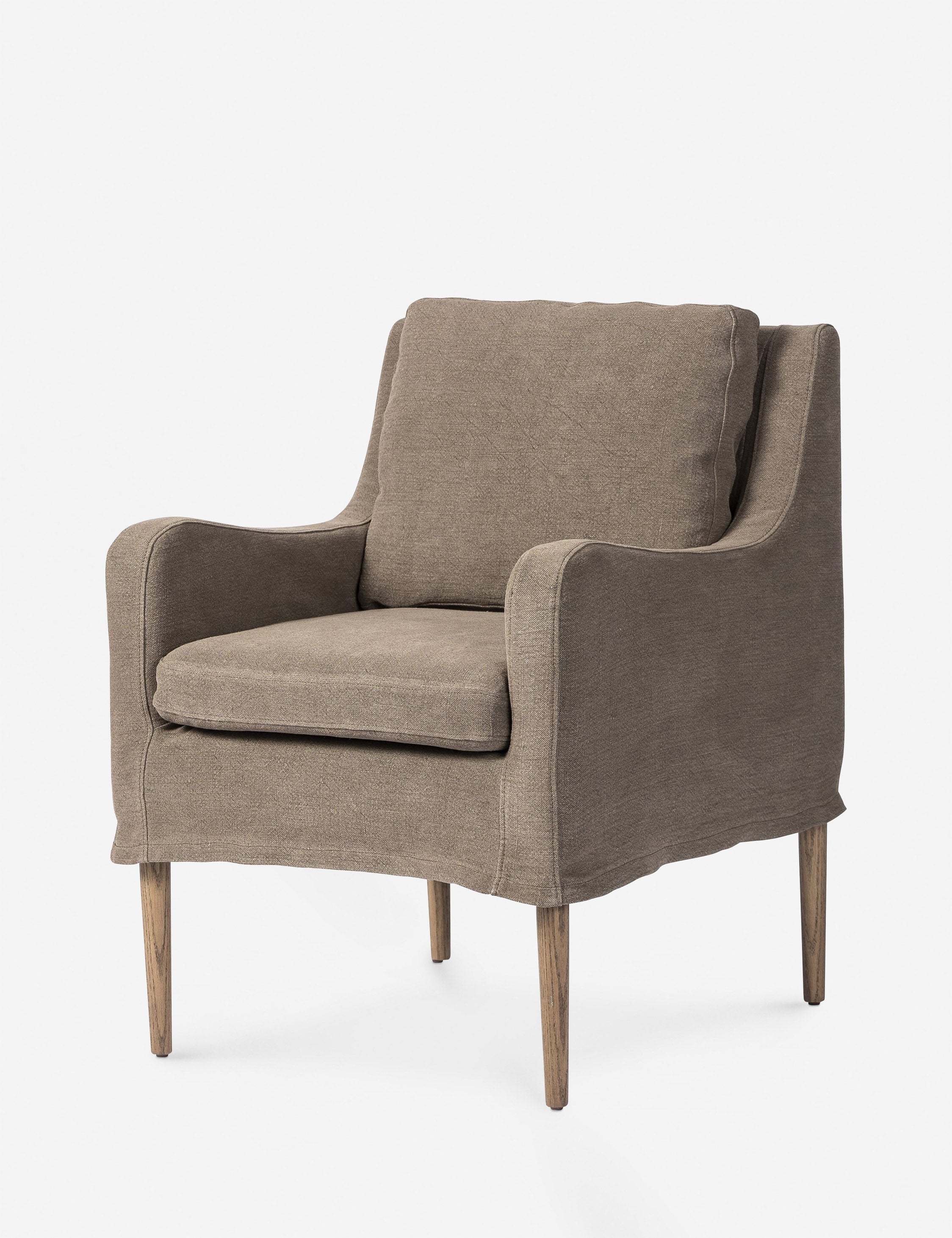 Aurelia Dining Chair by Amber Lewis x Four Hands - Modern Upholstered Dining Room Chair for Home & Restaurant Use