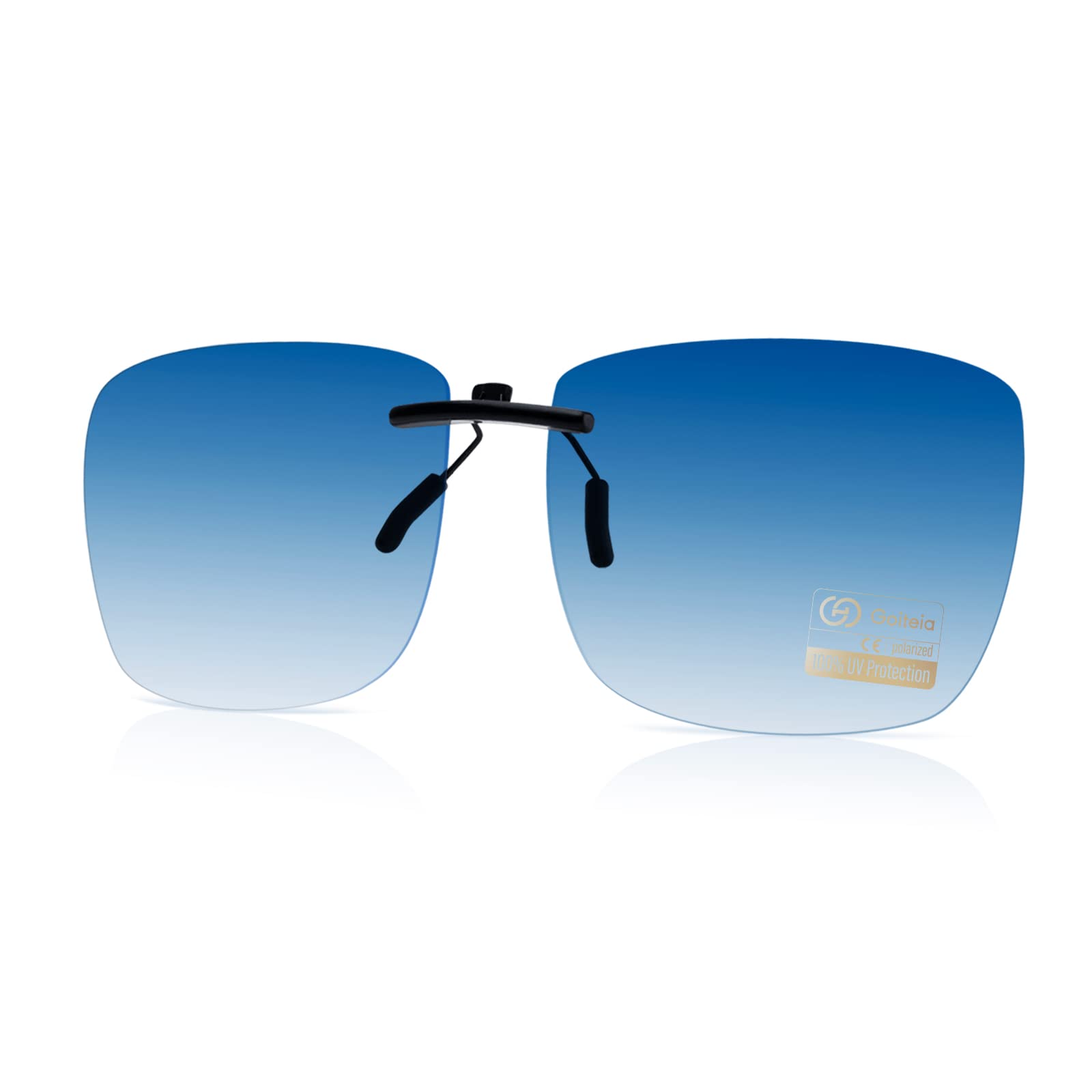Polarized Clip-On Sunglasses for Men & Women - Fit Over Prescription Glasses - UV Protection & Anti-Glare - Perfect for Driving, Fishing & Outdoor Activities