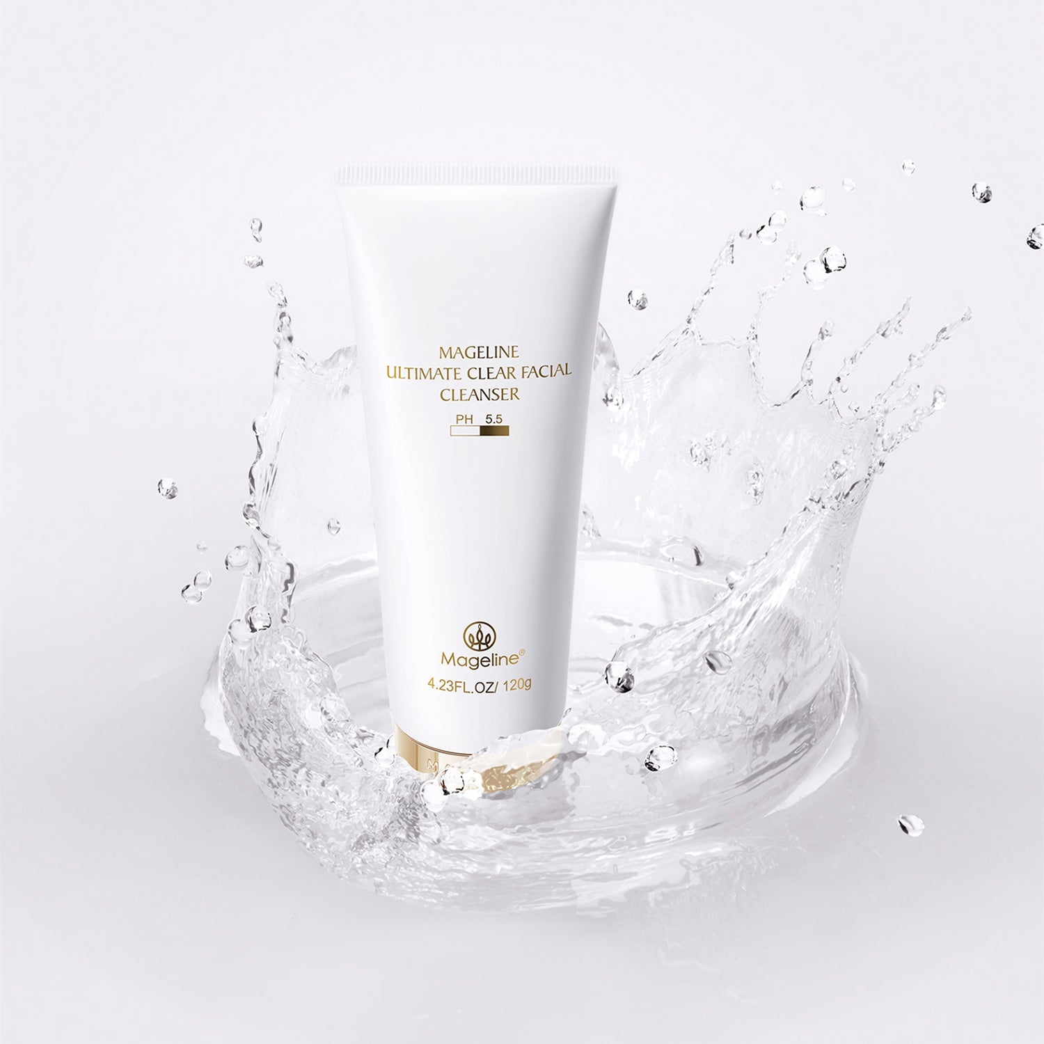 MAGELINE Ultimate Clear Facial Cleanser - Gentle Foaming Face Wash for Acne, Oily & Sensitive Skin | Deep Pore Cleansing, Oil Control & Hydration | Perfect for Daily Skincare Routine & Makeup Removal