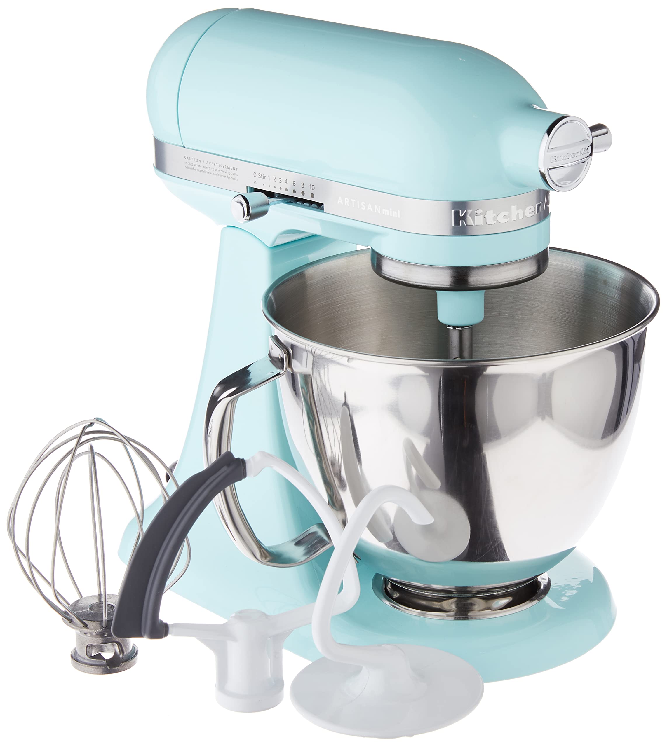 KitchenAid Artisan Mini 3.5 Quart Tilt-Head Stand Mixer - KSM3316X - Ice Blue | Compact Baking Mixer for Small Kitchens | Perfect for Cookies, Cakes & Dough