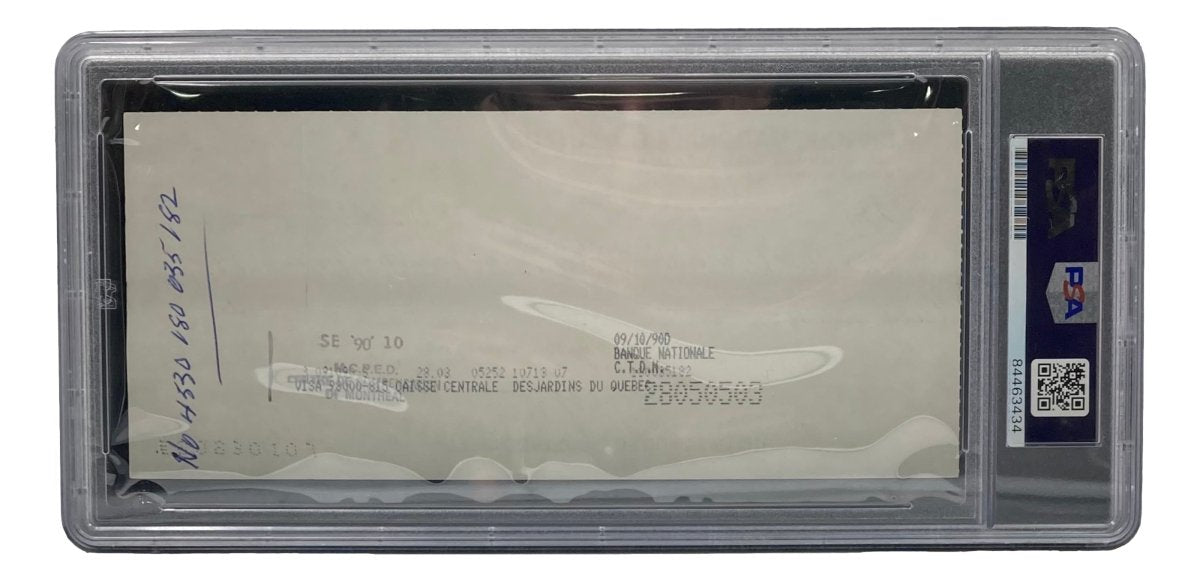 Authentic Maurice Richard Signed Montreal Canadiens Bank Check #237 PSA/DNA Certified - Rare Hockey Memorabilia for Collectors & Sports Fans - Perfect for Display in Man Caves, Sports Bars & Collector Showcases