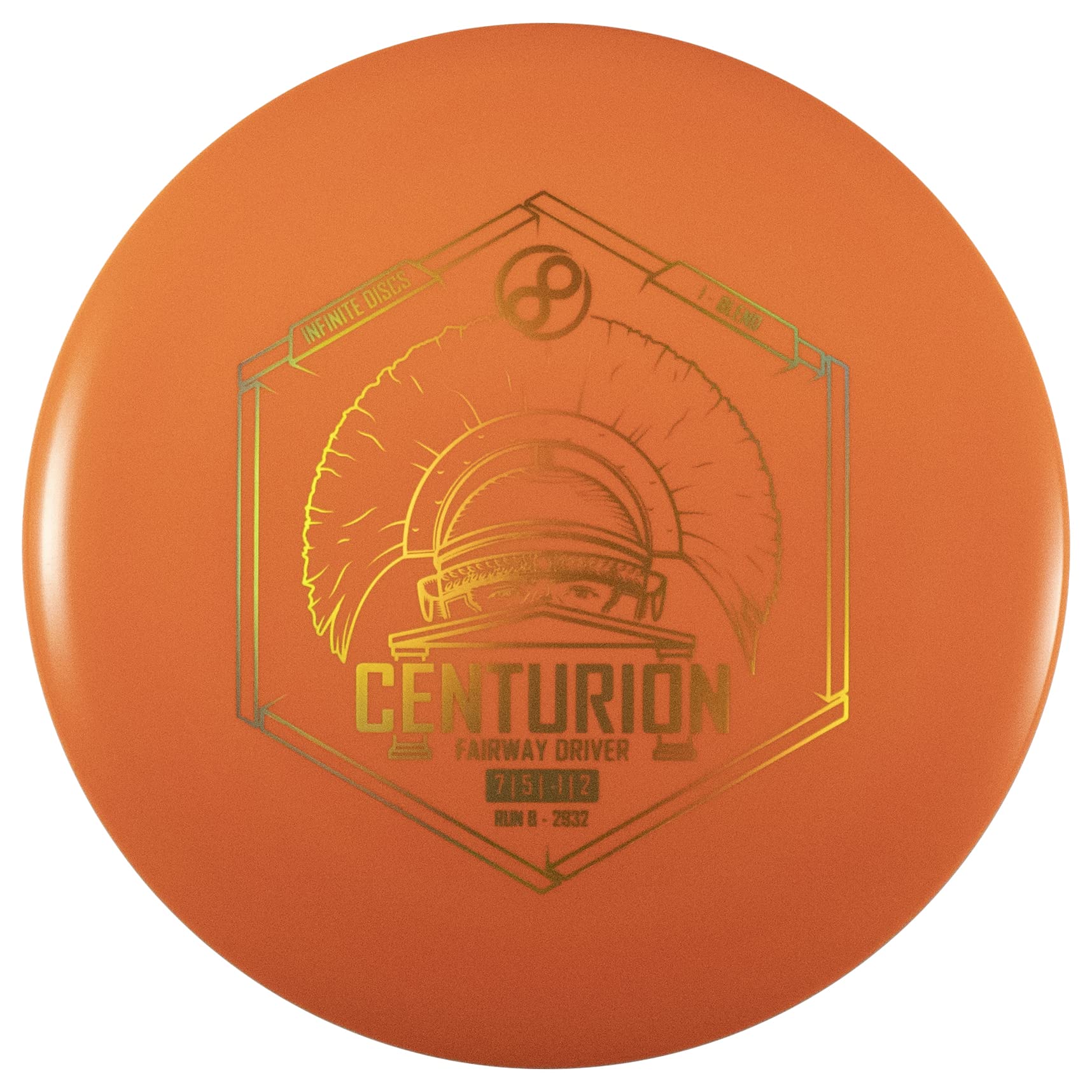 Infinite Discs Centurion - Premium Precision Disc Golf Control Driver for Accurate Throws | I-Blend Plastic | Perfect for Tournament Play & Backyard Practice