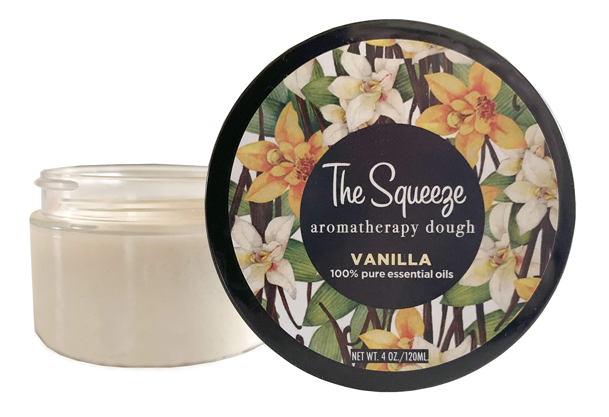 Aromatherapy Stress Relief Dough with Essential Oils - Vanilla Scented Sensory Therapy Putty for Anxiety, Relaxation & Focus | Perfect for Office, Home & Travel Use