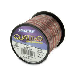 Hi Seas Quattro Monofilament Fishing Line - Premium Strength & Durability for Saltwater & Freshwater Fishing - Perfect for Deep Sea, Surf Casting & Bass Fishing