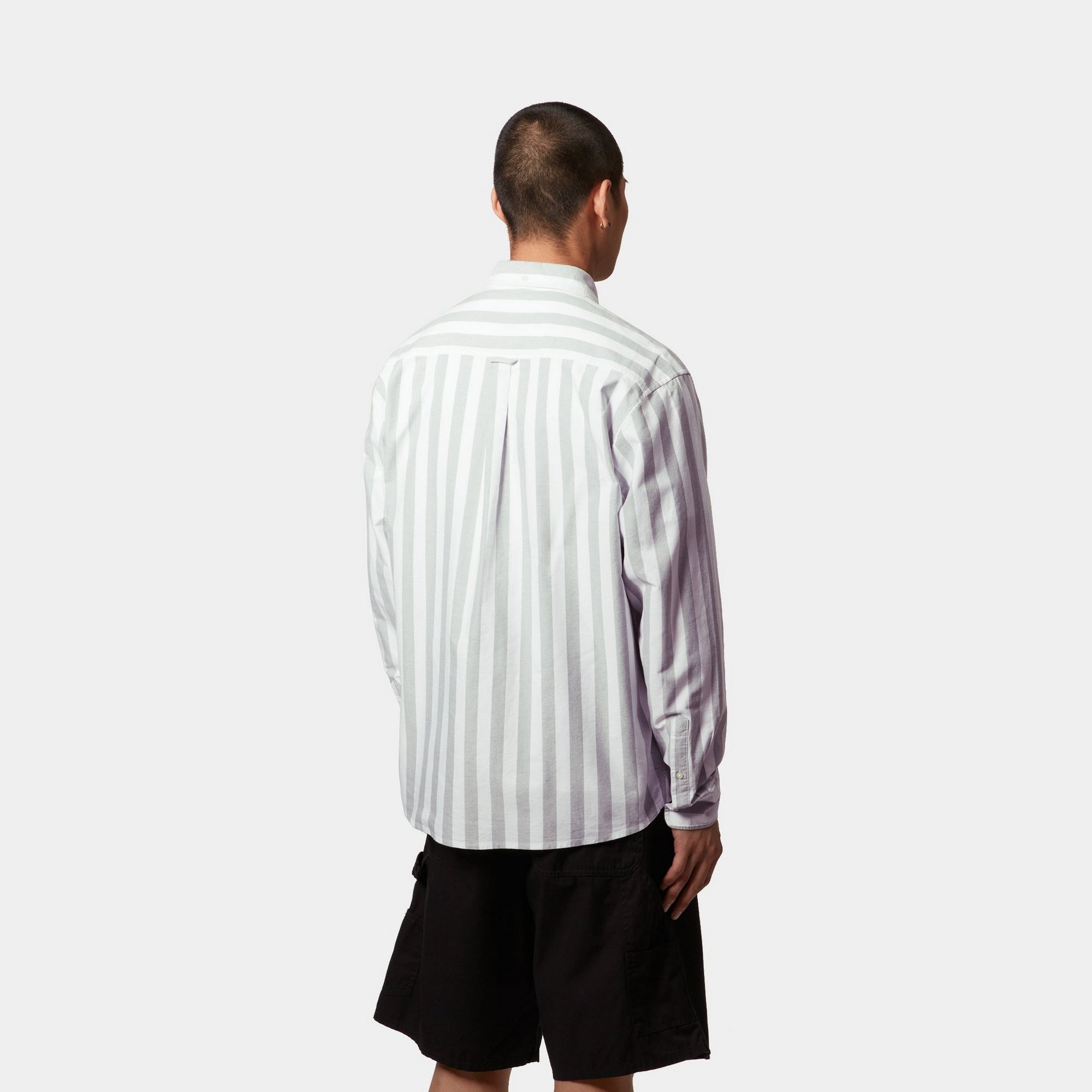 Dillon Stripe Shirt for Men - Classic Park & White Color Options | Casual Wear, Office Outfits & Weekend Style