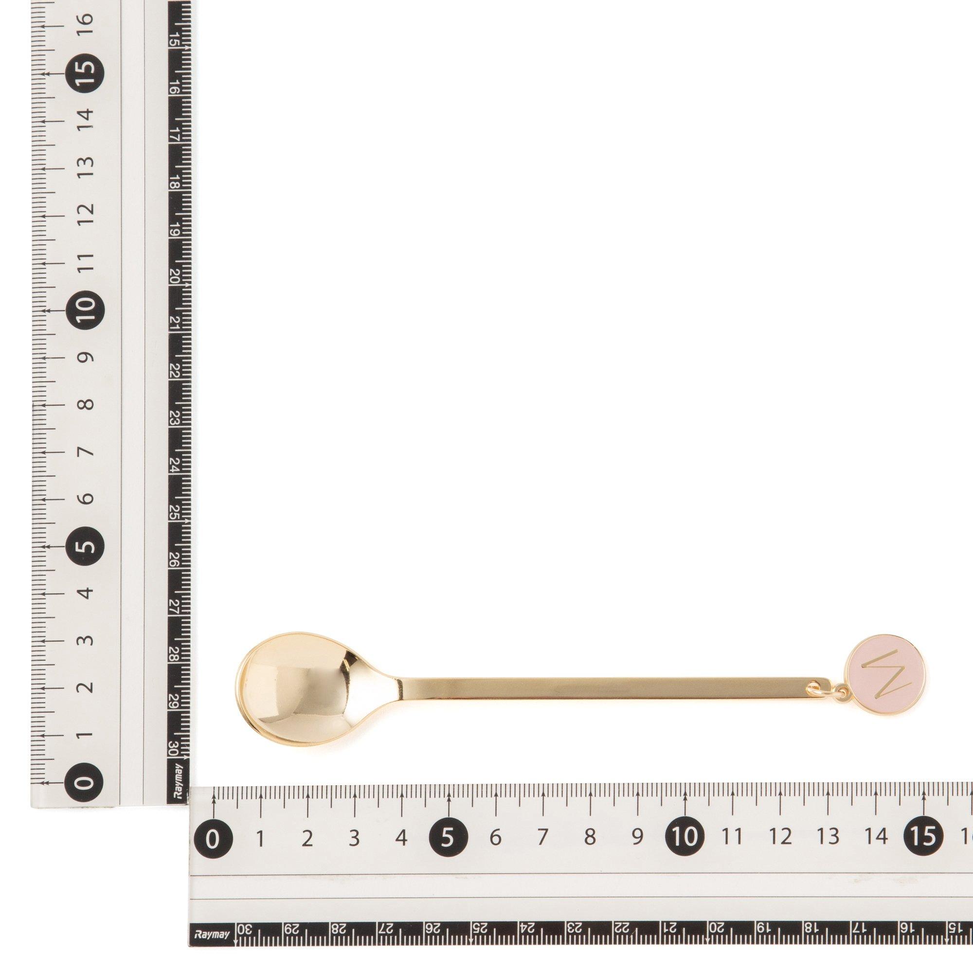 Natural Wooden Teaspoon Set - Handcrafted Initial Engraved Tea Spoons - Perfect for Coffee, Tea, and Dessert Serving - Elegant Gift for Housewarming, Wedding, and Anniversary